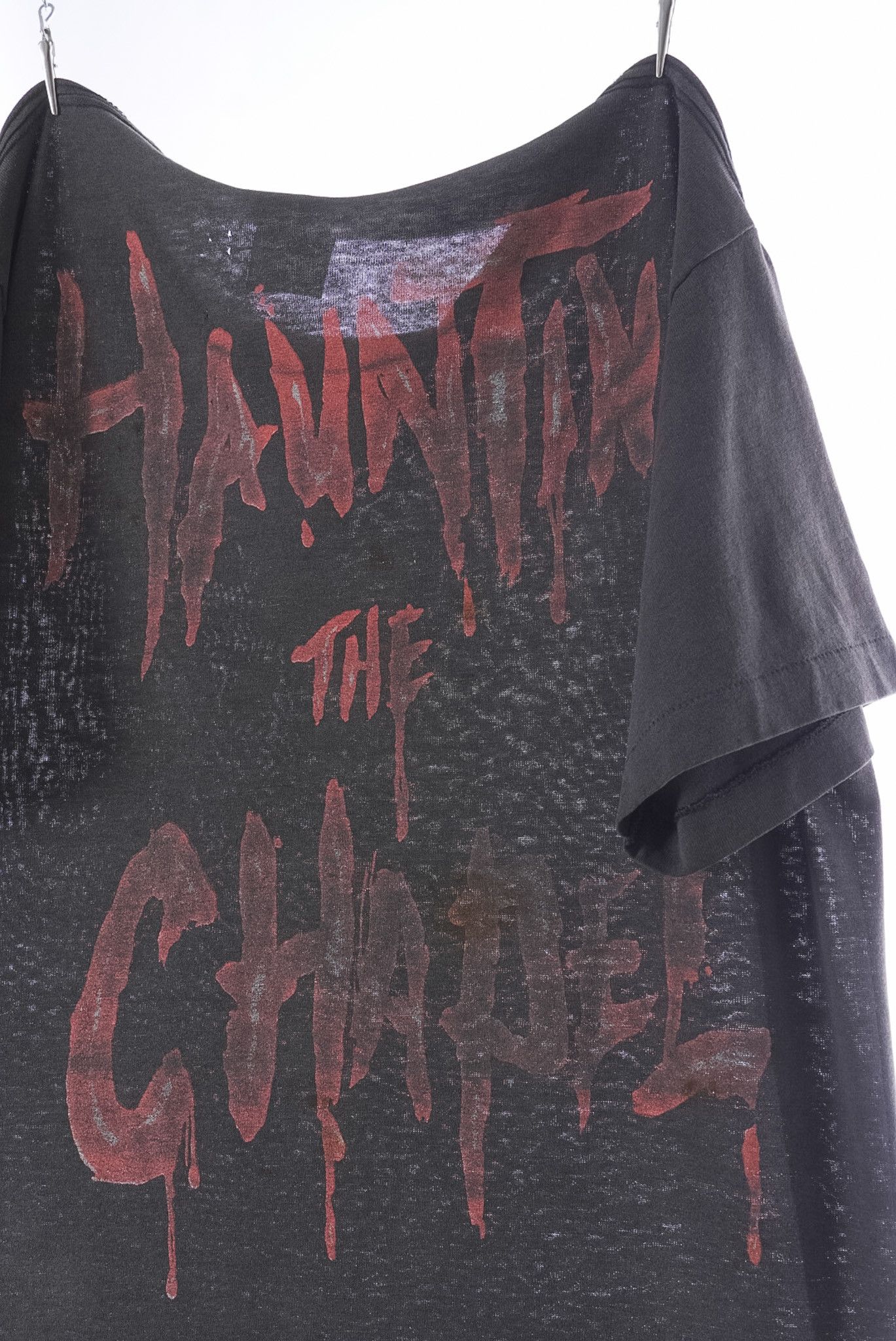 Vintage VINTAGE 1986 SLAYER ‘HAUNTING OF THE CHAPEL’ T-SHIRT Size US M / EU 48-50 / 2 - 9 Thumbnail