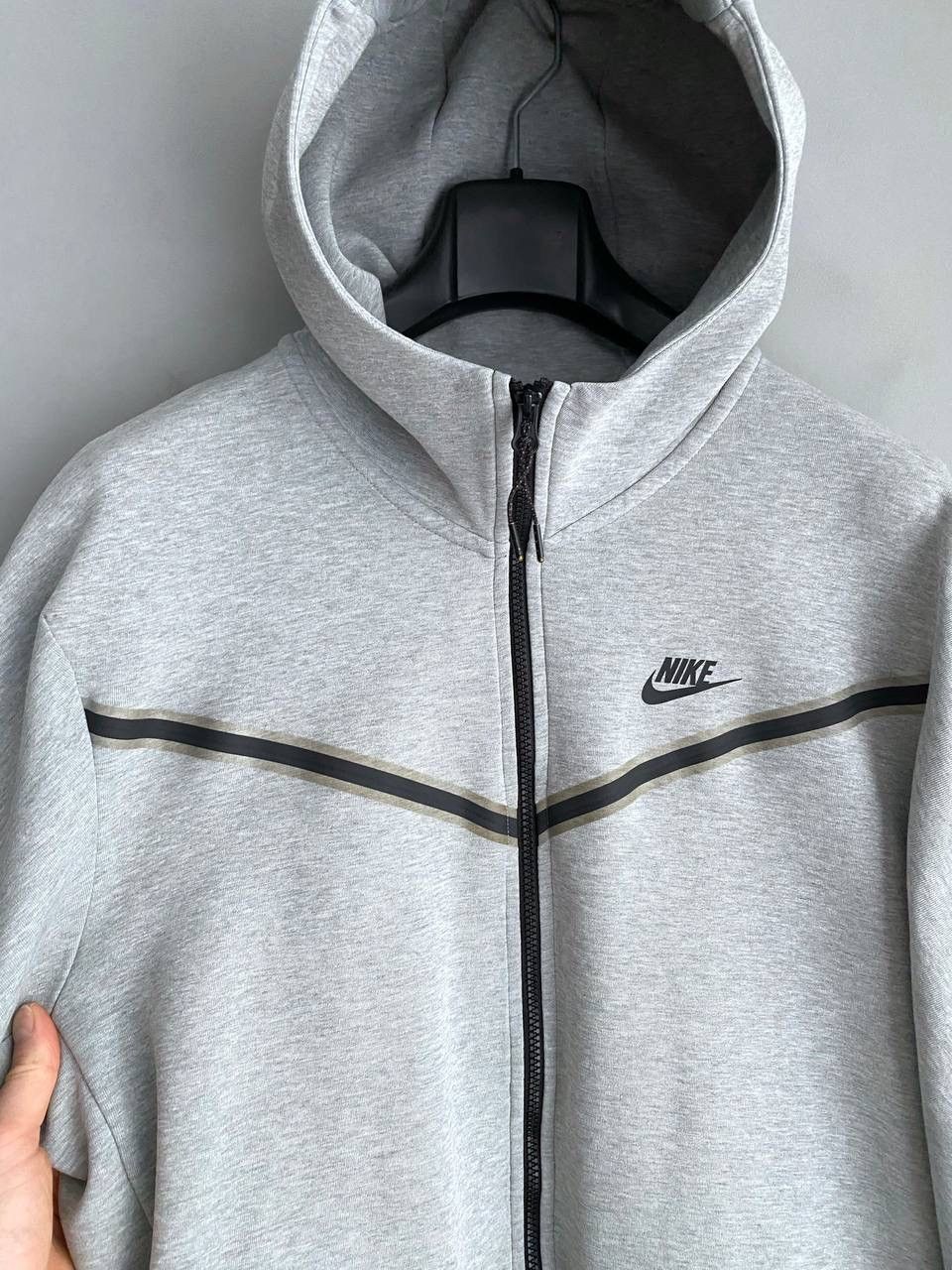 Nike Nike Tech Fleece Men's Grey Zip Hoodie, Size XL, CU4489-063 Size US XL / EU 56 / 4 - 5 Thumbnail
