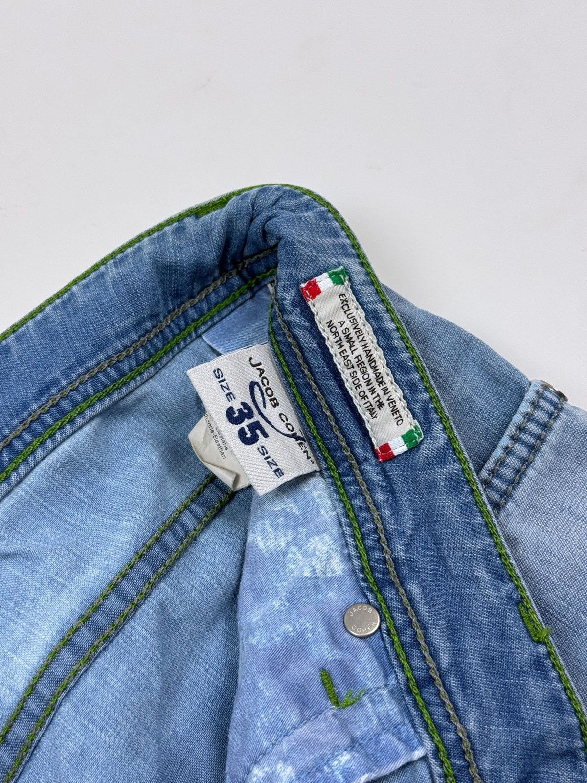 Jacob Cohen Distressed Jacob Cohen Lightweight Washed Denim Jeans Pants Size US 35 - 11 Thumbnail