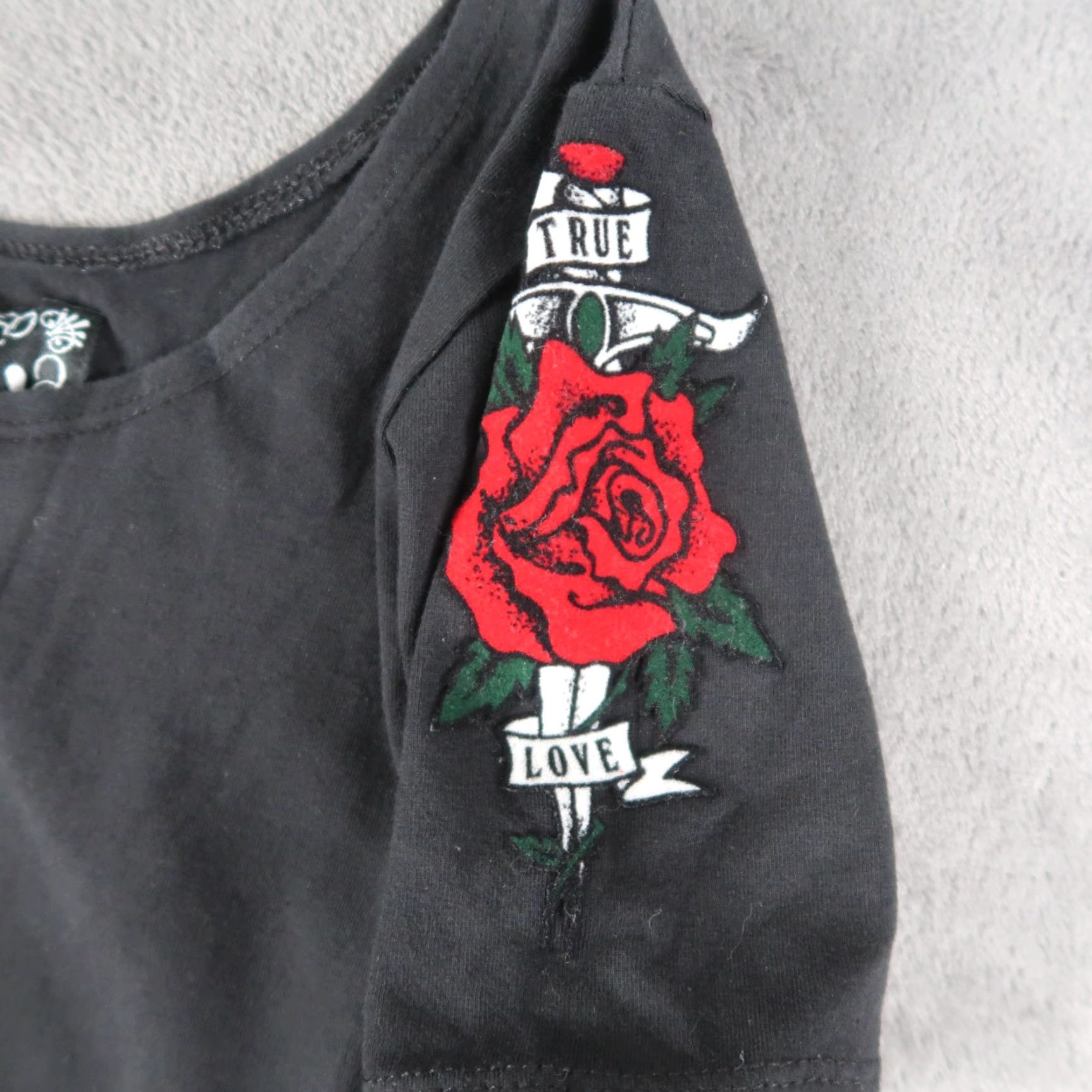 Vintage VINTAGE Outlaw Bodysuit Women Small Black 90s Goth Cute Rock Steampunk Festival Size S / US 4 / IT 40 - 4 Thumbnail
