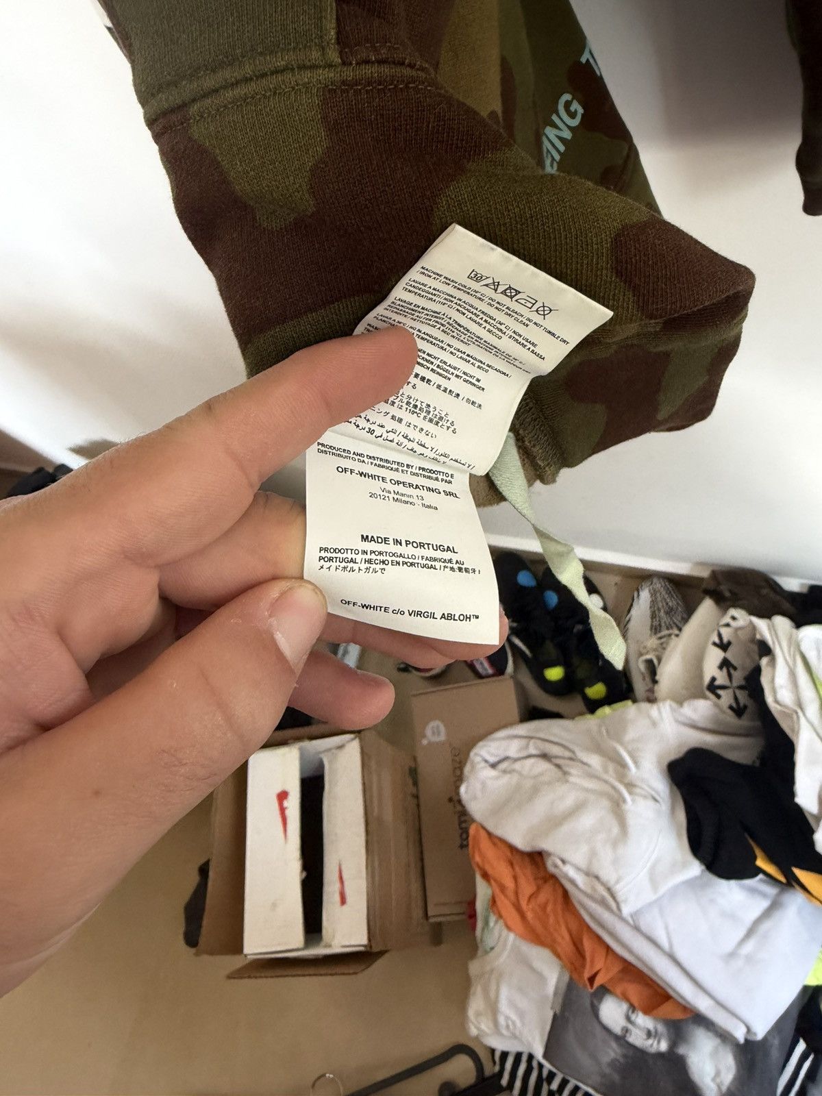 Off-White Off White Camouflage Hoodie Size US XL / EU 56 / 4 - 8 Thumbnail