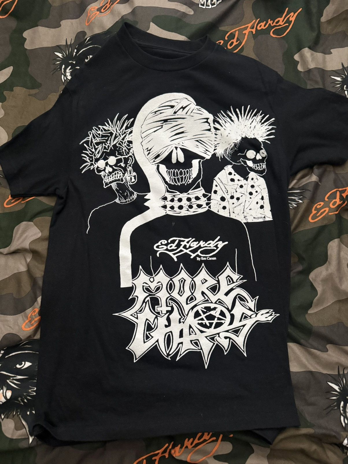 Ken Carson Ken carson x Ed hardy friends tee Size US M / EU 48-50 / 2 - 1 Thumbnail