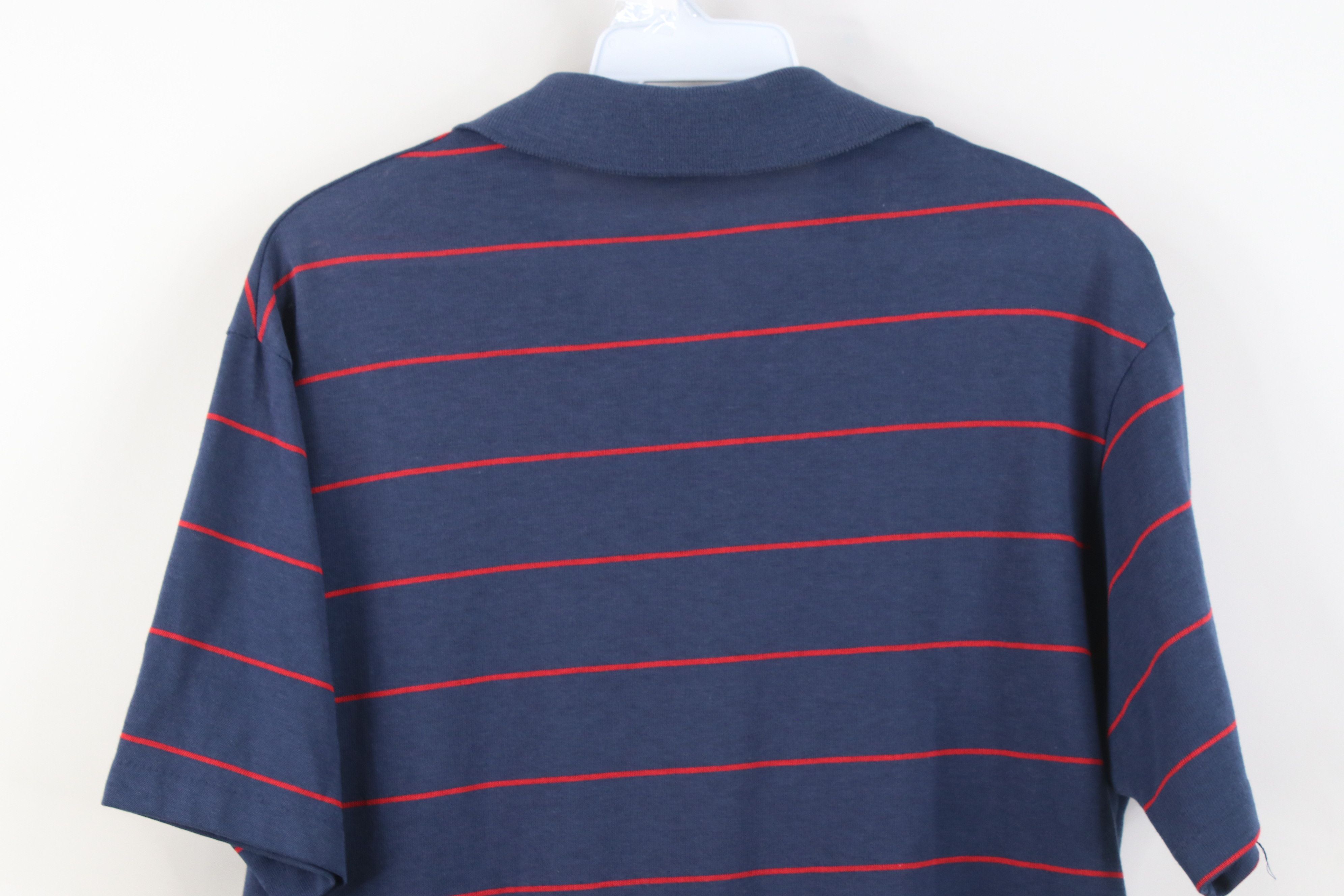 Vintage Vintage 70s Streetwear Striped Knit Collared Golf Polo Shirt Size US S / EU 44-46 / 1 - 11 Thumbnail