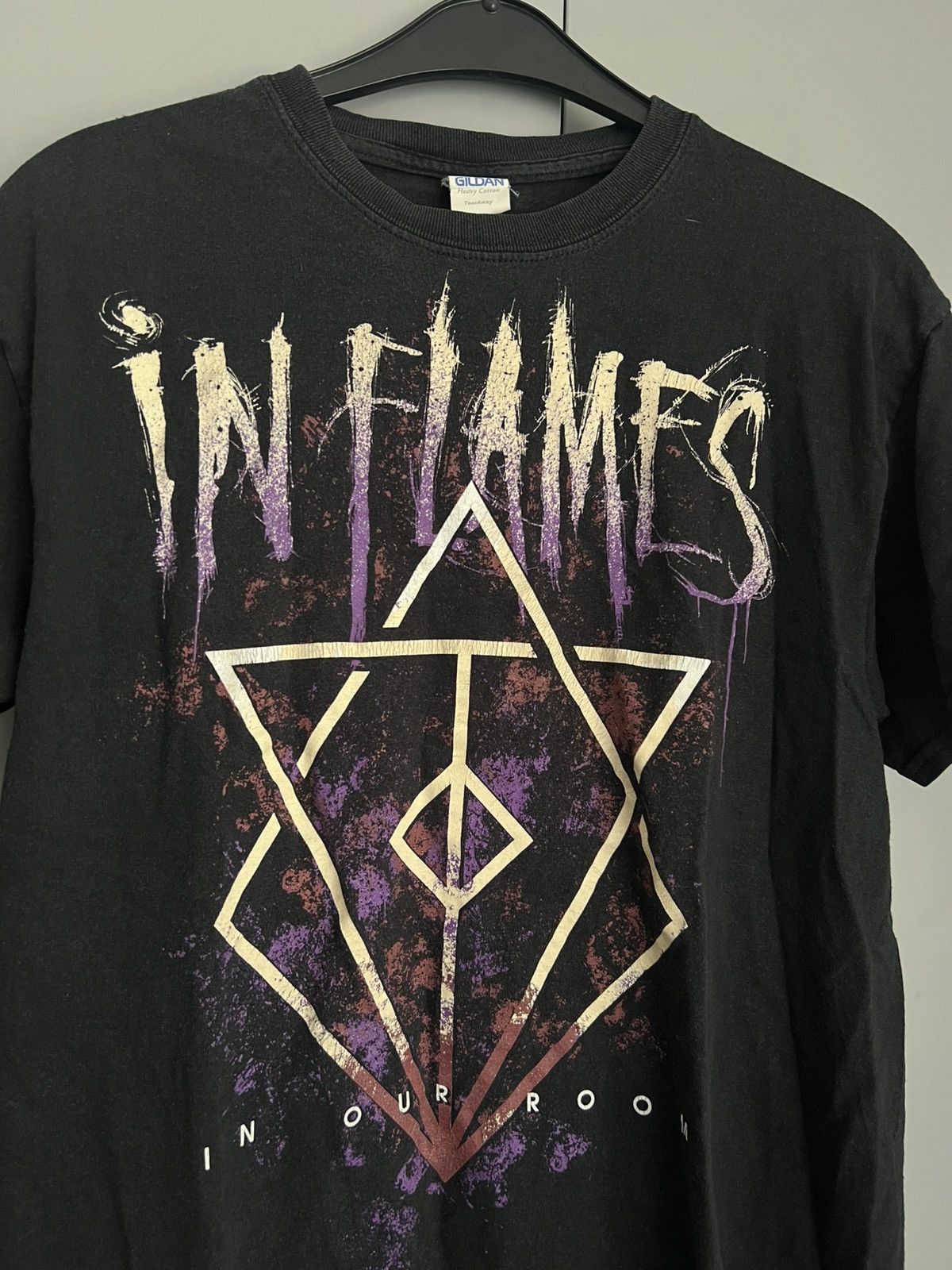 Band Tees Vintage In Flames In Your Room T- 2 Shirt Y2K Size US M / EU 48-50 / 2 - 5 Thumbnail