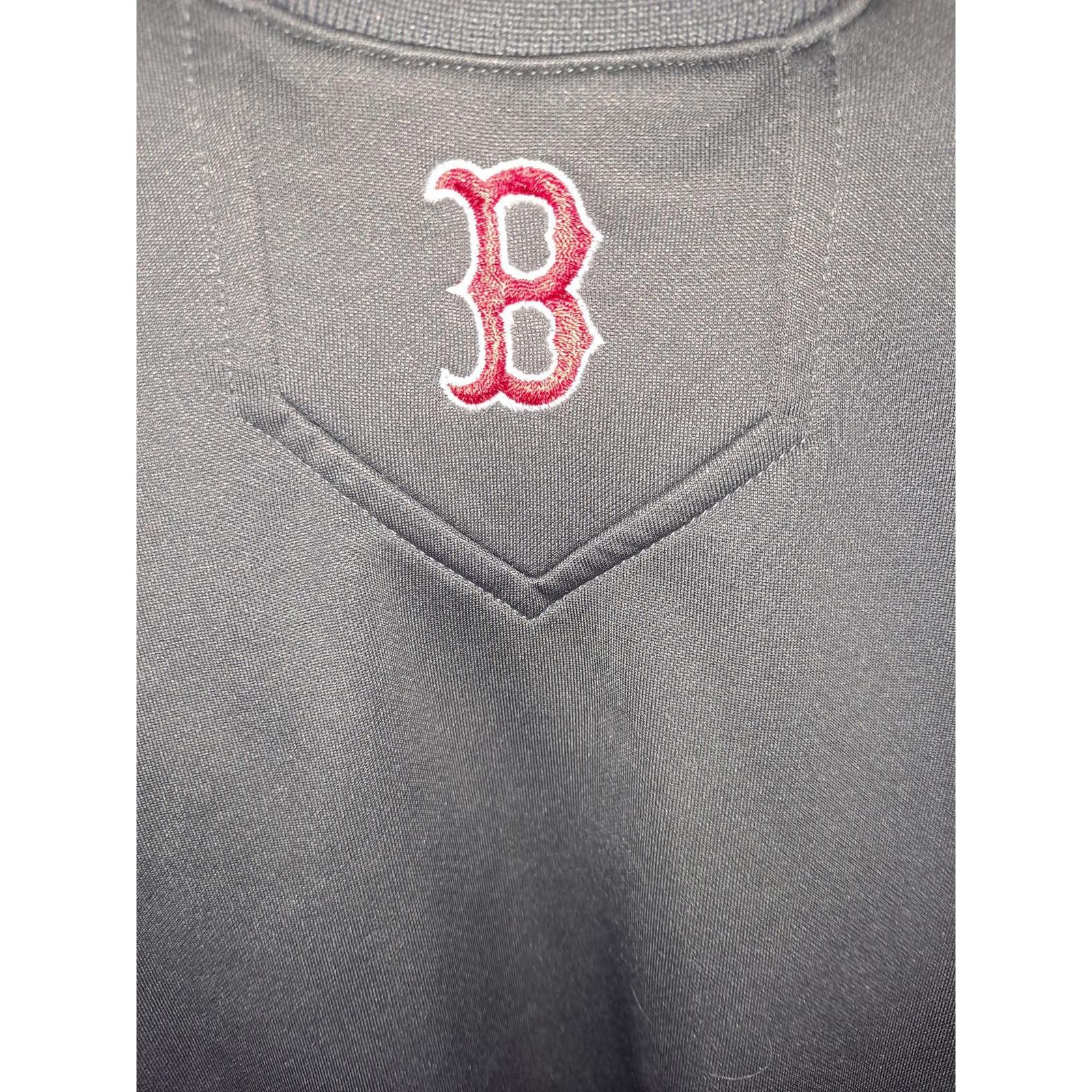 Majestic Majestic MLB Boston Red Sox Long Sleeve Shirt Gray and Blue Size US XL / EU 56 / 4 - 3 Thumbnail