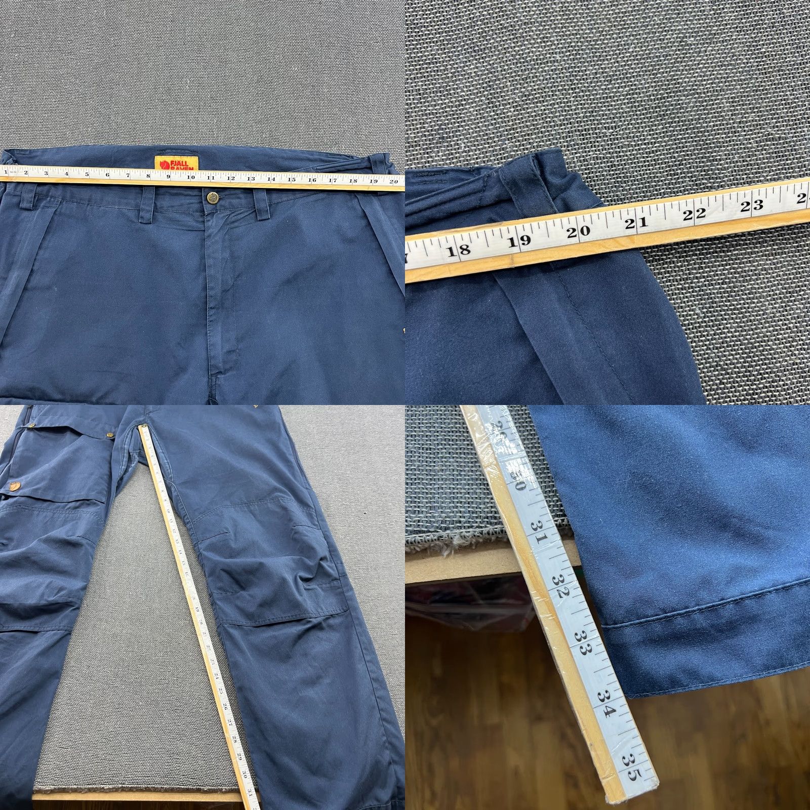 Vintage Fjallraven Singi Trousers Pants Mens 2XL Trekking Blue G-1000 Outdoor Size US 39 - 8 Thumbnail