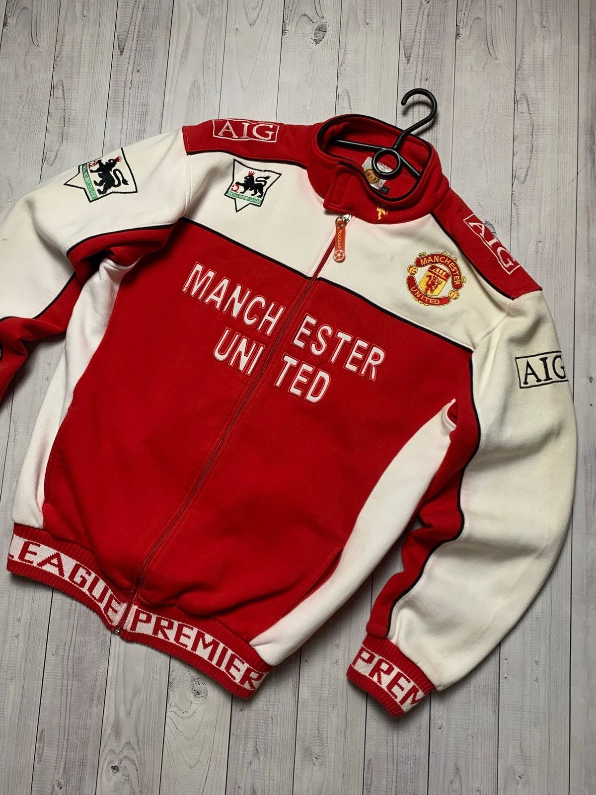 Vintage Vintage Soccer Jacket Bomber Manchester United size L rare Size US L / EU 52-54 / 3 - 6 Thumbnail