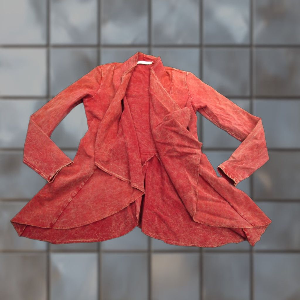 Testimony Los Angeles Jacket Womens S Red French Terry Whimsigoth Victorian