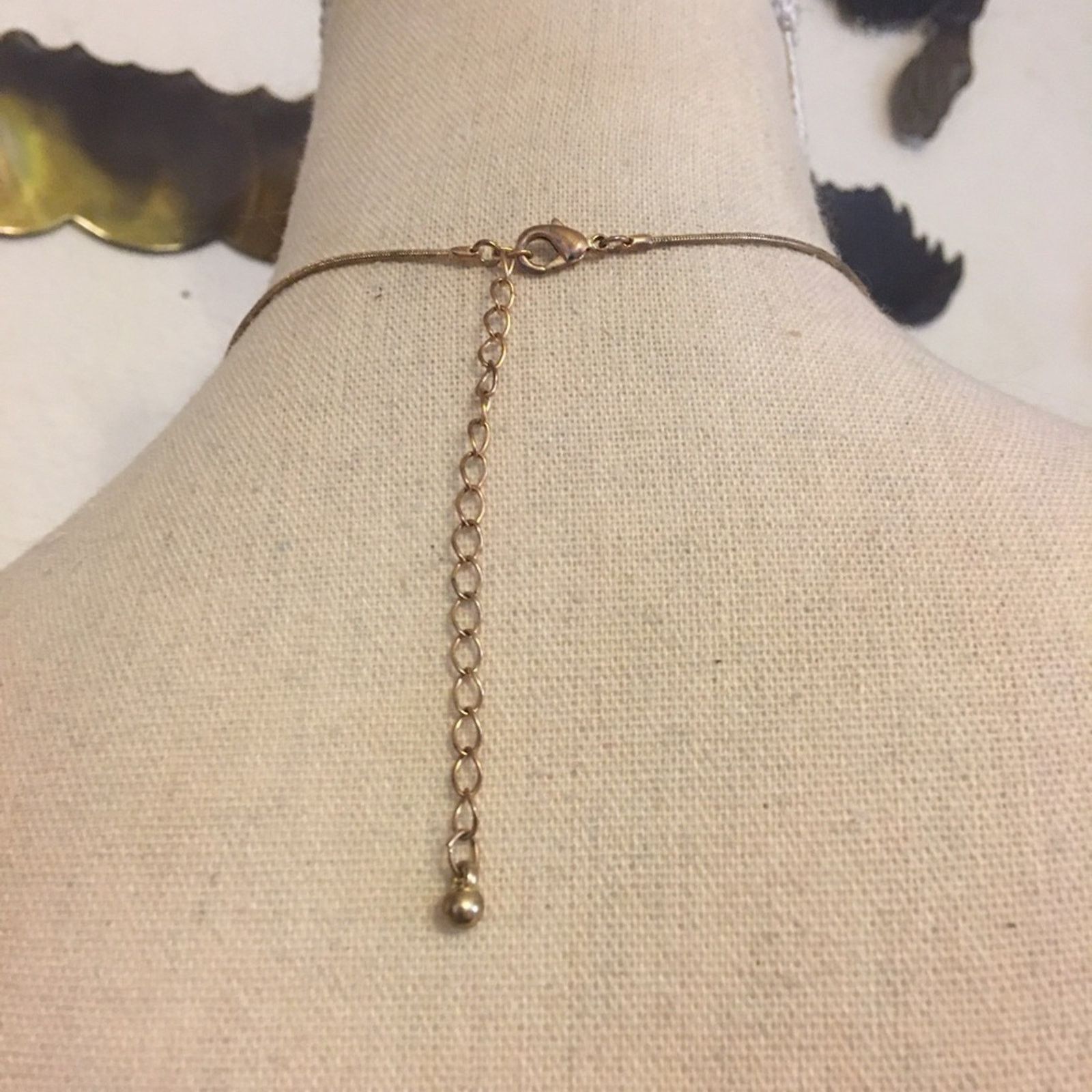 Vintage Vintage dark brown faux tiger eye necklace Size ONE SIZE - 5 Thumbnail