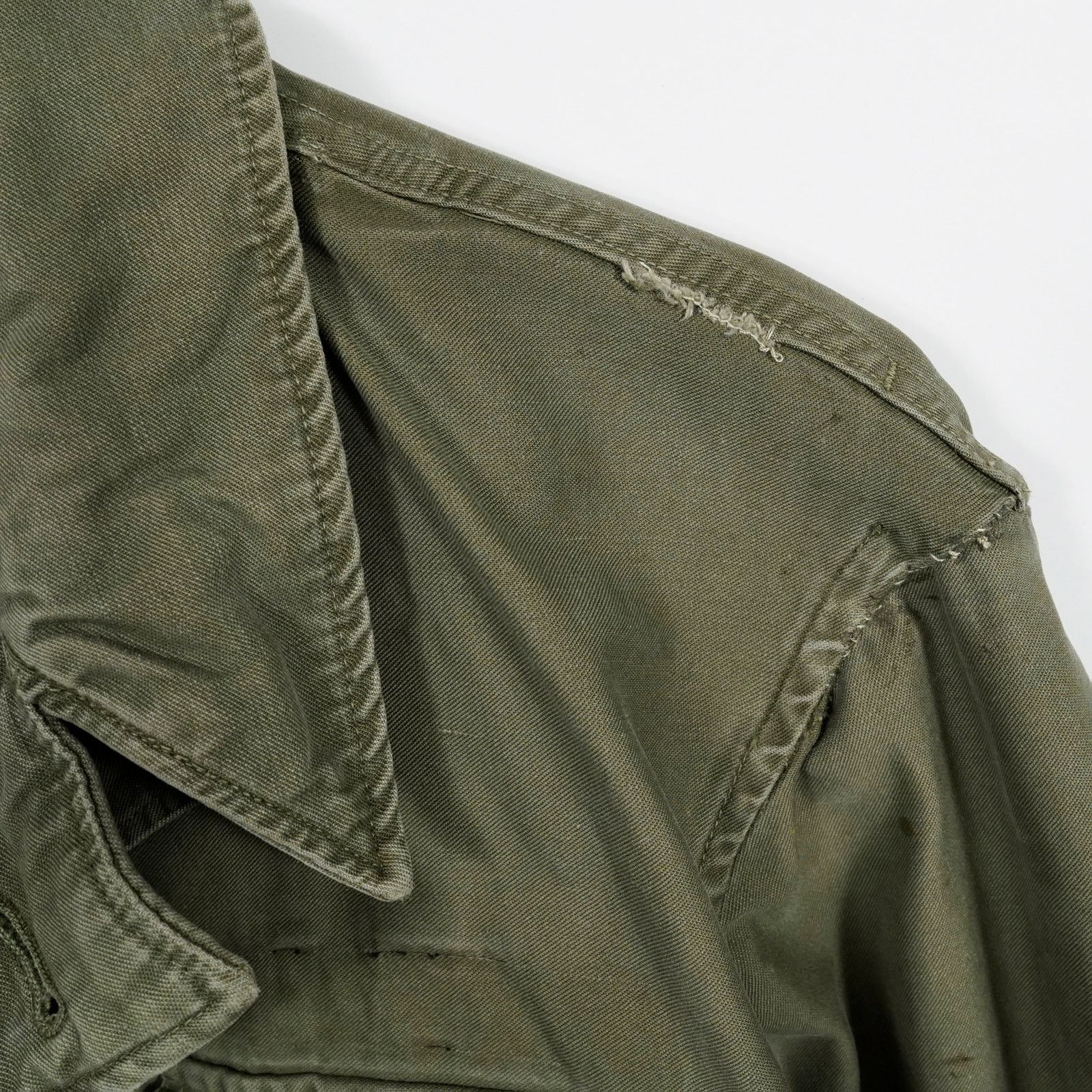 Vintage VTG WWII US Army M-43 Field Jacket OG-107 Stencil Distressed Size US M / EU 48-50 / 2 - 7 Thumbnail