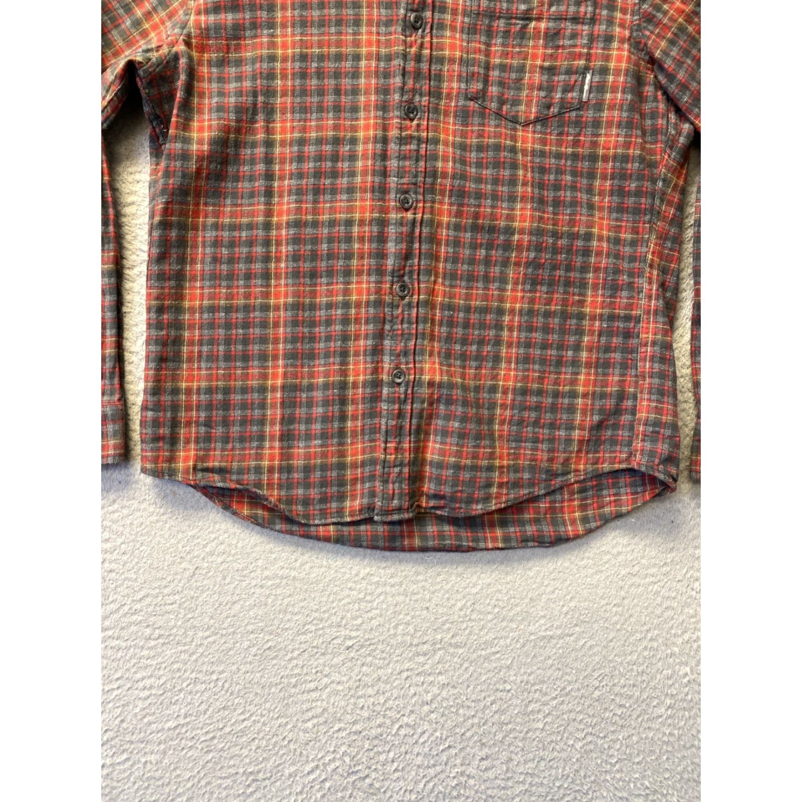 Eddie Bauer Eddie Bauer Shirt Mens M Cotton Red Plaid Well Made 16213 Button Front Collared Pockets Classic Outdoor Size US M / EU 48-50 / 2 - 2 Thumbnail
