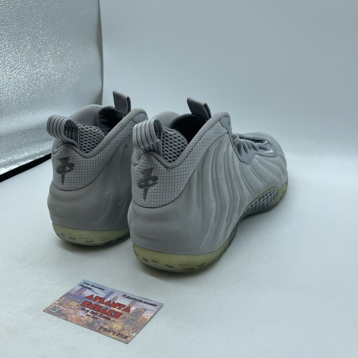 Nike Air foamposite one wolf grey Size US 9.5 / EU 42-43 - 5 Thumbnail