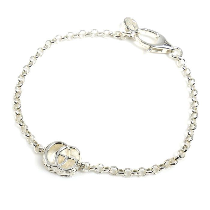 Gucci Gucci Gucci 925 Silver Double G Bracelet Precious Metal Bracelet 770756J84008106 DUTY FREE for USA Size ONE SIZE - 1 Thumbnail