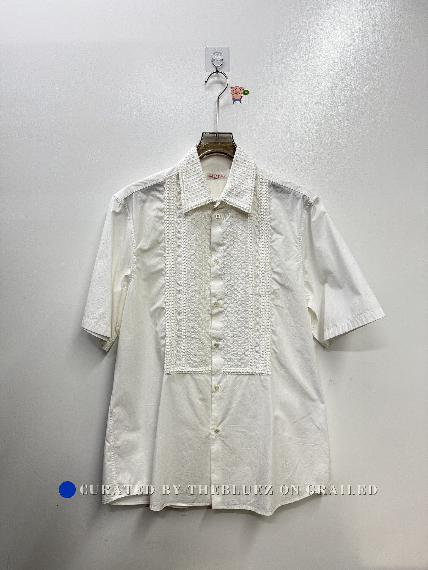 Valentino Valentino Micro-bead Embroidered Short-sleeve Shirt Size US M / EU 48-50 / 2 - 1 Thumbnail
