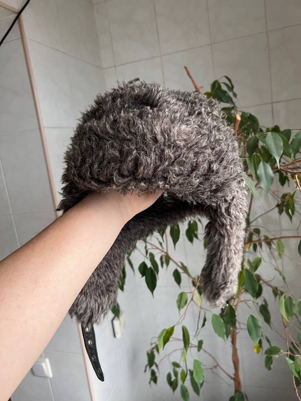 Japanese Brand × Vintage Japanese Vintage Fur Alt Emo Trapper Hat Size ONE SIZE - 5 Thumbnail