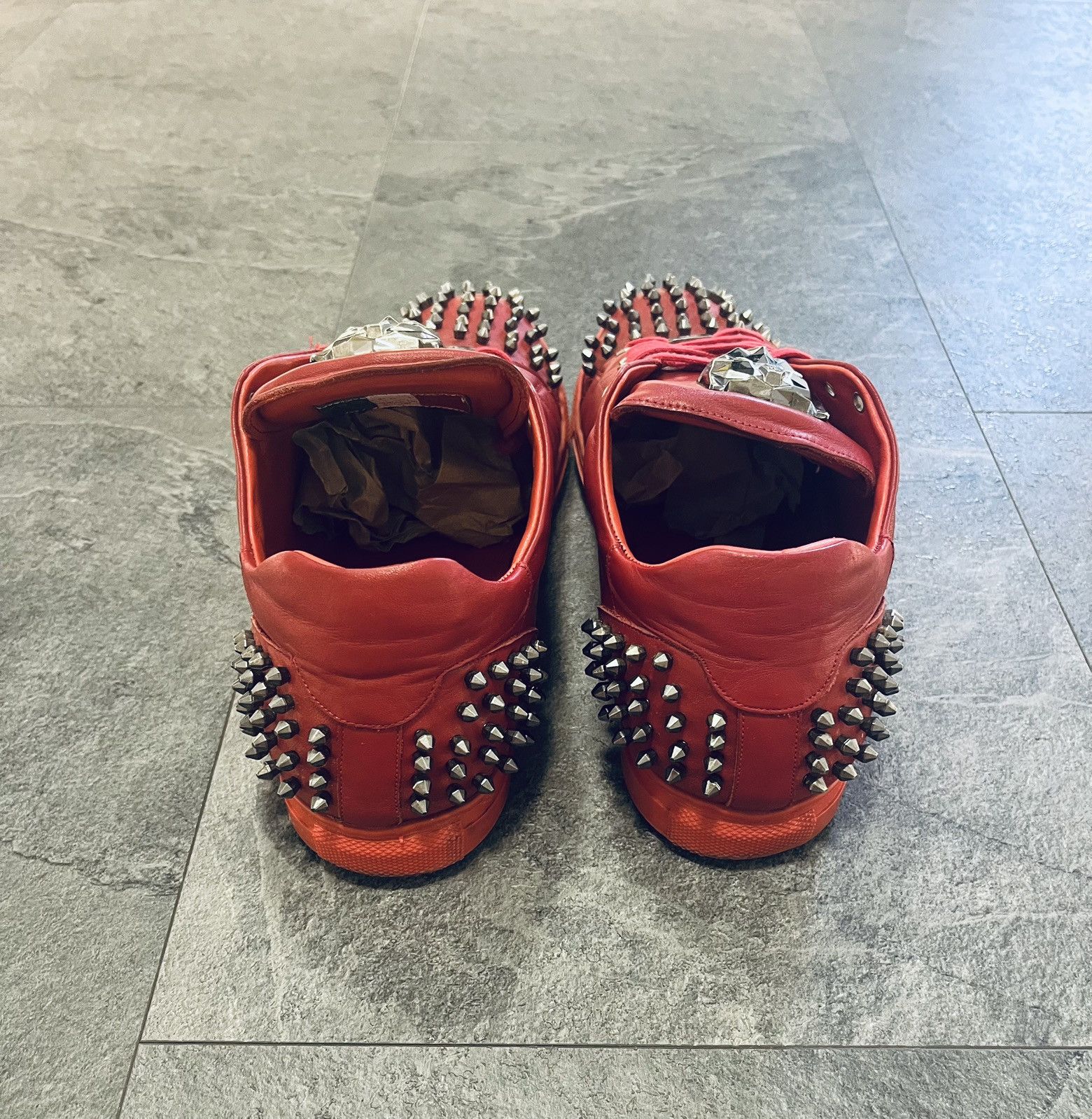 Philipp Plein Philipp Plein Studded Low-top Sneakers Size US 10 / EU 43 - 4 Thumbnail