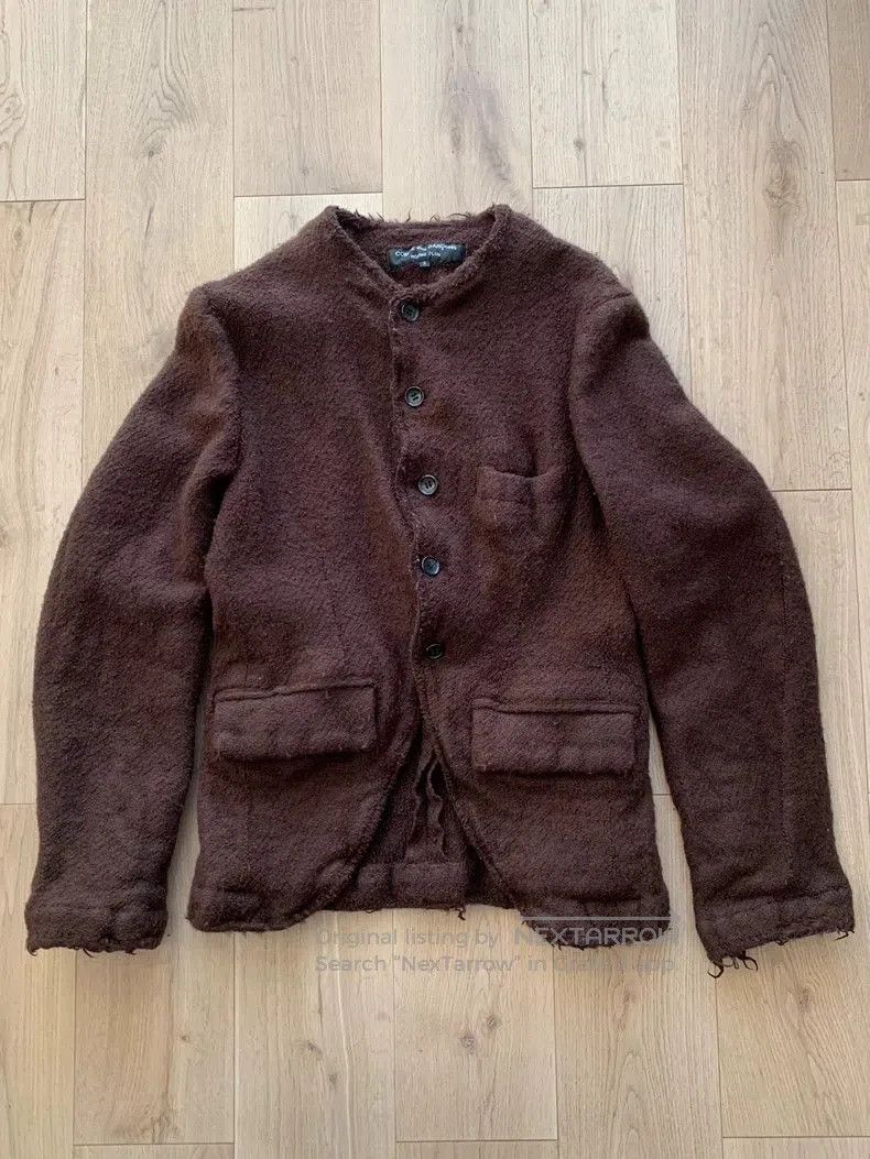 Comme des Garcons Comme des Garçons Homme Plus Brown Wool Blazer S. Size US S / EU 44-46 / 1 - 1 Thumbnail
