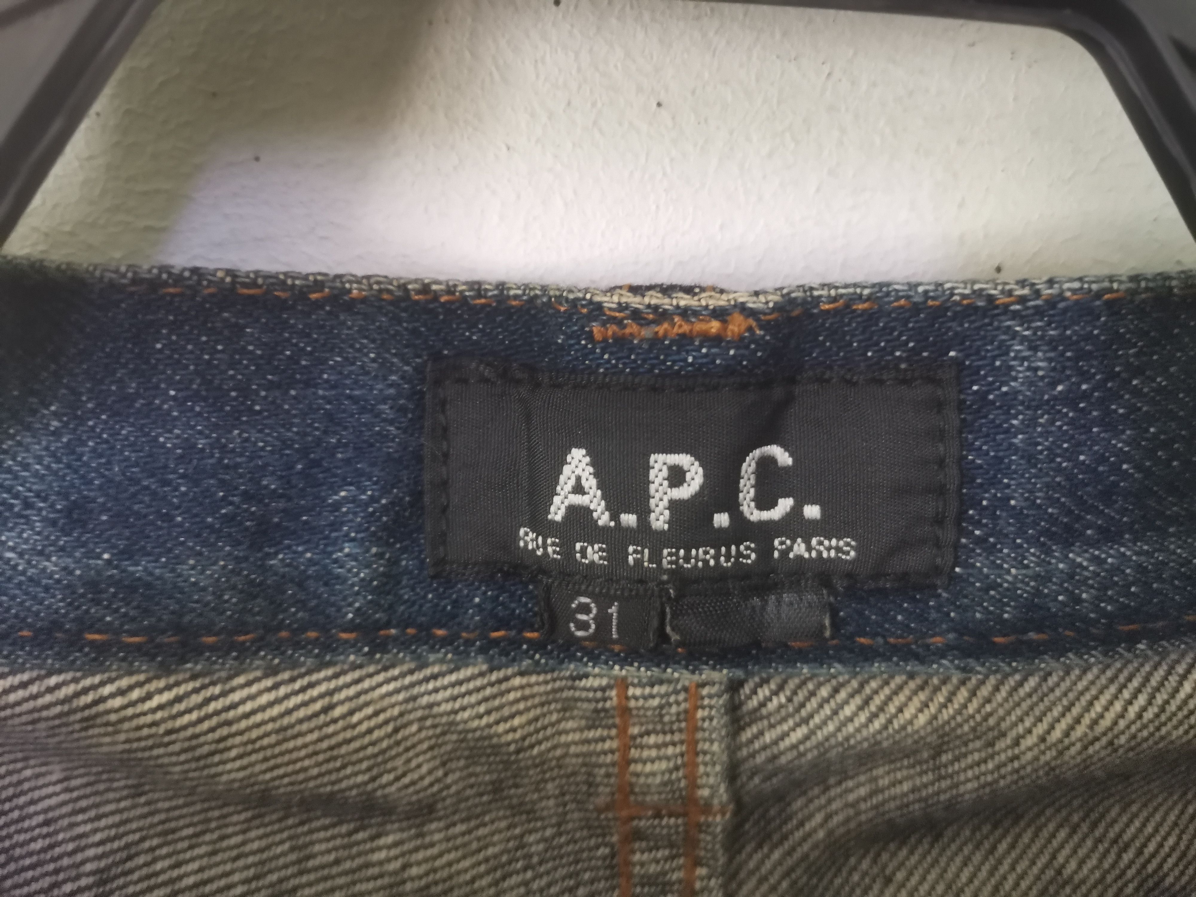 A.P.C. Rare A.P.C denim pants nice design Size US 31 - 6 Thumbnail