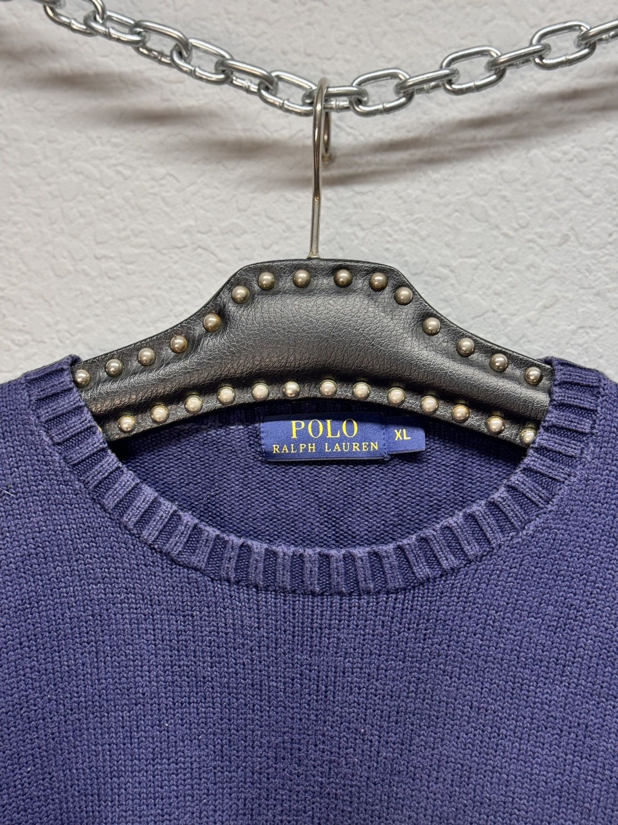 Polo Ralph Lauren × Ralph Lauren Polo Ralph Lauren Knitted Usa Sweater Y2K Japanese Style Size US XL / EU 56 / 4 - 8 Thumbnail