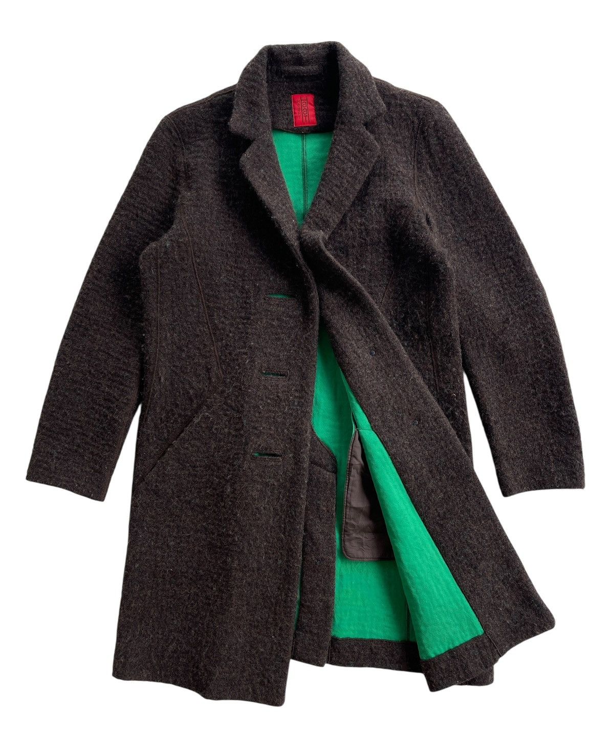 Issey Miyake Issey Miyake Heart Haat Wool Longcoat Size S / US 4 / IT 40 - 3 Thumbnail
