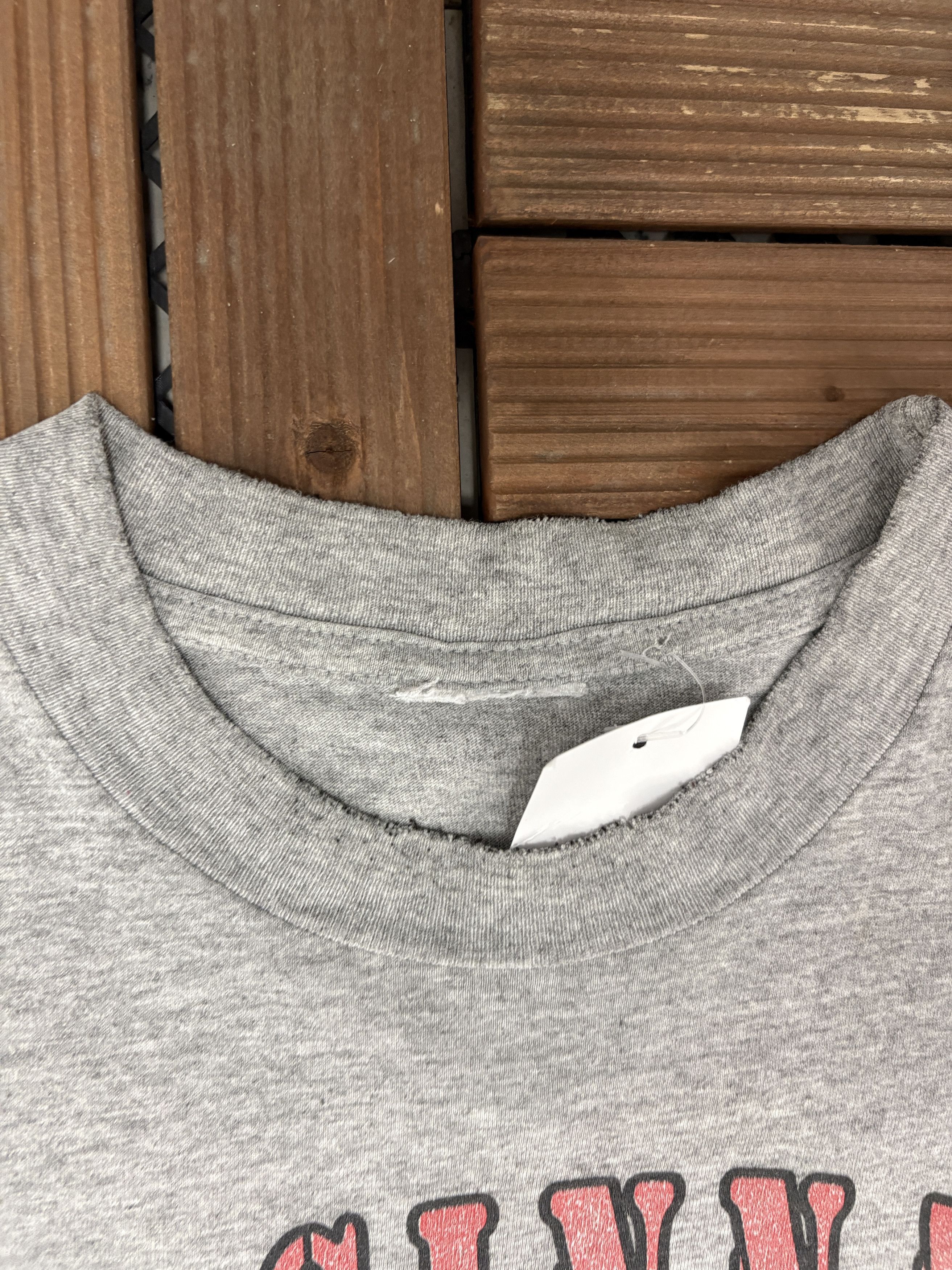 Vintage Cincinnati Reds Ken Griffey Jr. Vintage Grey T-Shirt Tee Size US L / EU 52-54 / 3 - 6 Thumbnail