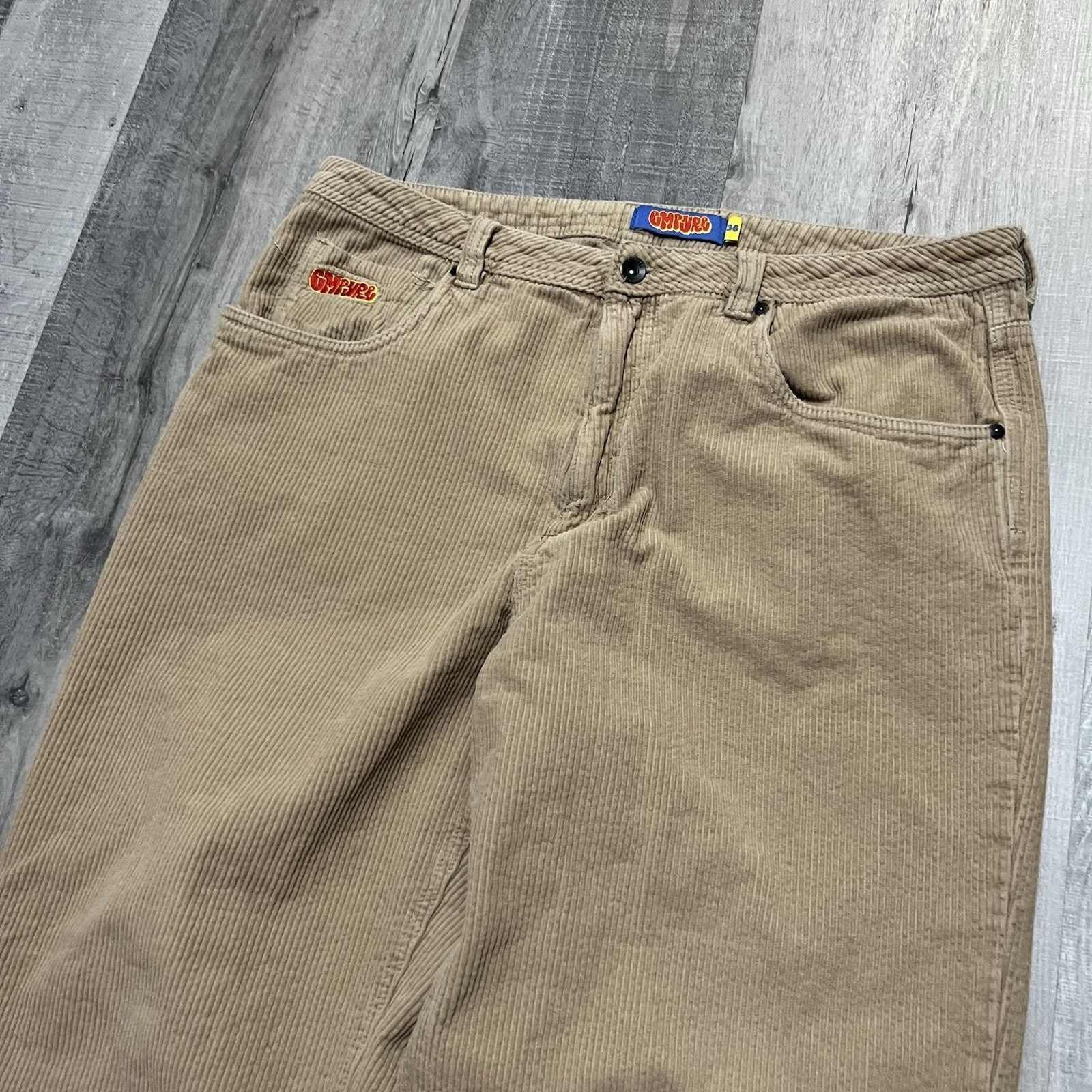 Empyre Empyre Baggy Corduroy Skater Pants Faded Wide Leg Grunge 38 Size US 38 / EU 54 - 3 Thumbnail