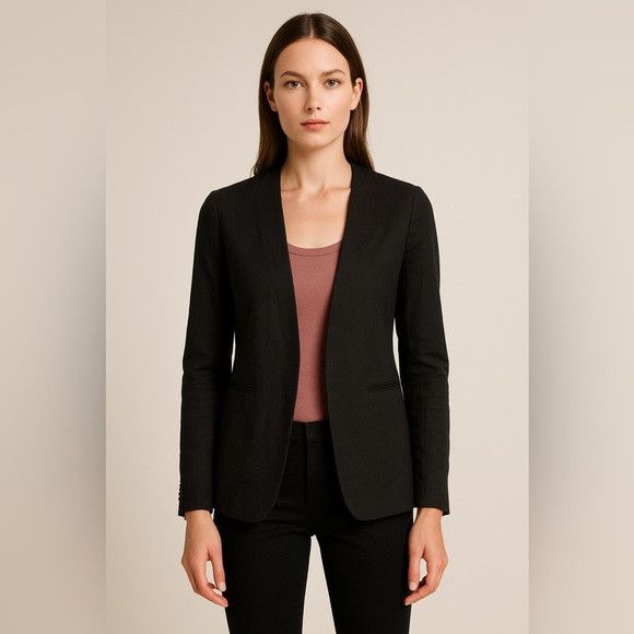 Theory Theory Black Open Front Blazer Women’s Size 8 Size M / US 6-8 / IT 42-44 - 1 Thumbnail