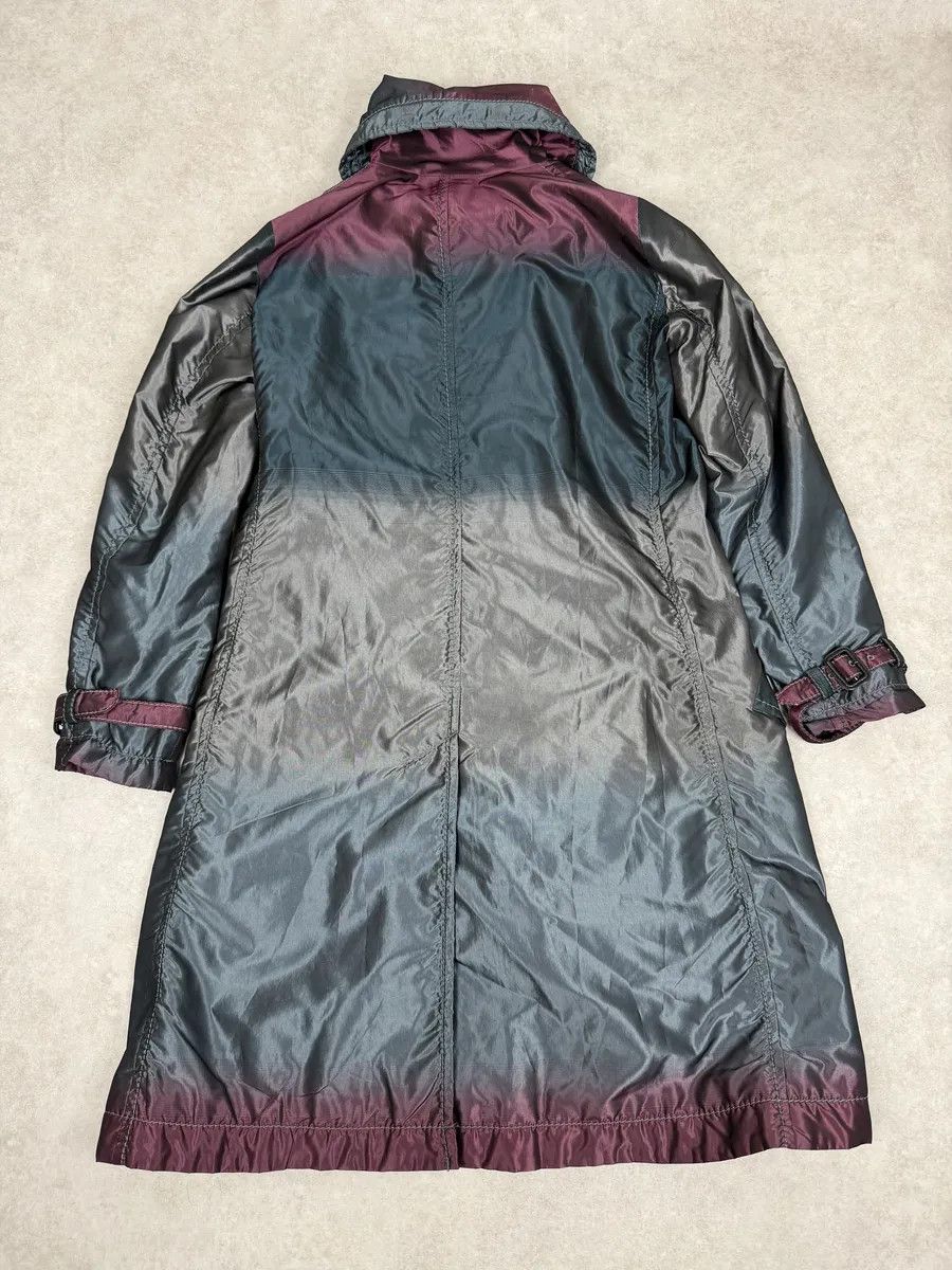 Issey Miyake 2000s Issey Miyake Gradient Multicolor Long Japanese Trench Coat Size US S / EU 44-46 / 1 - 2 Thumbnail