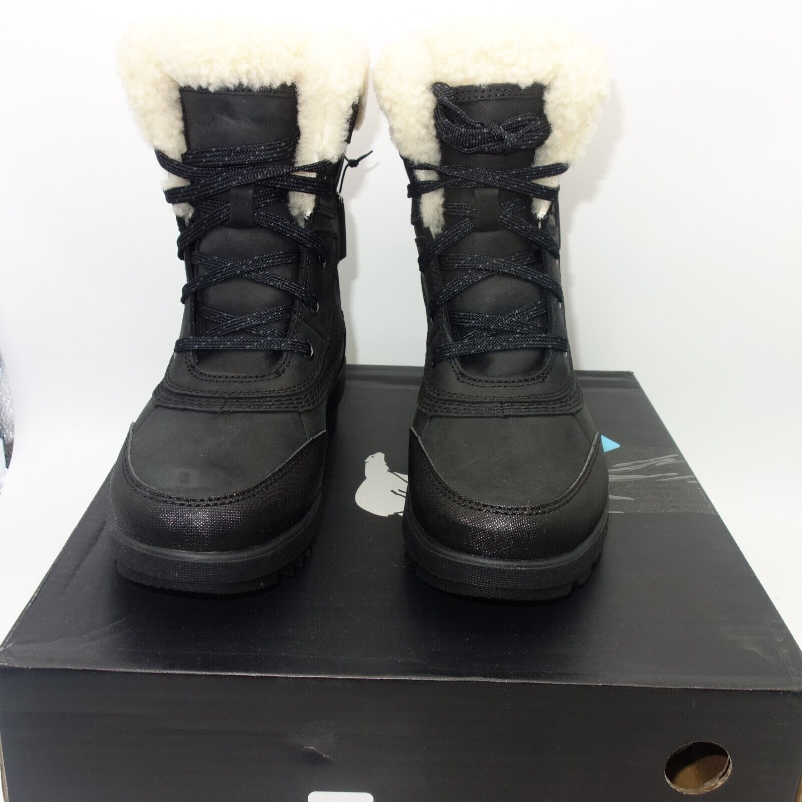 SOREL NEW Sorel Tivoli IV Parc Waterproof Boots Black Sea Salt Size US 6 / IT 36 - 3 Thumbnail