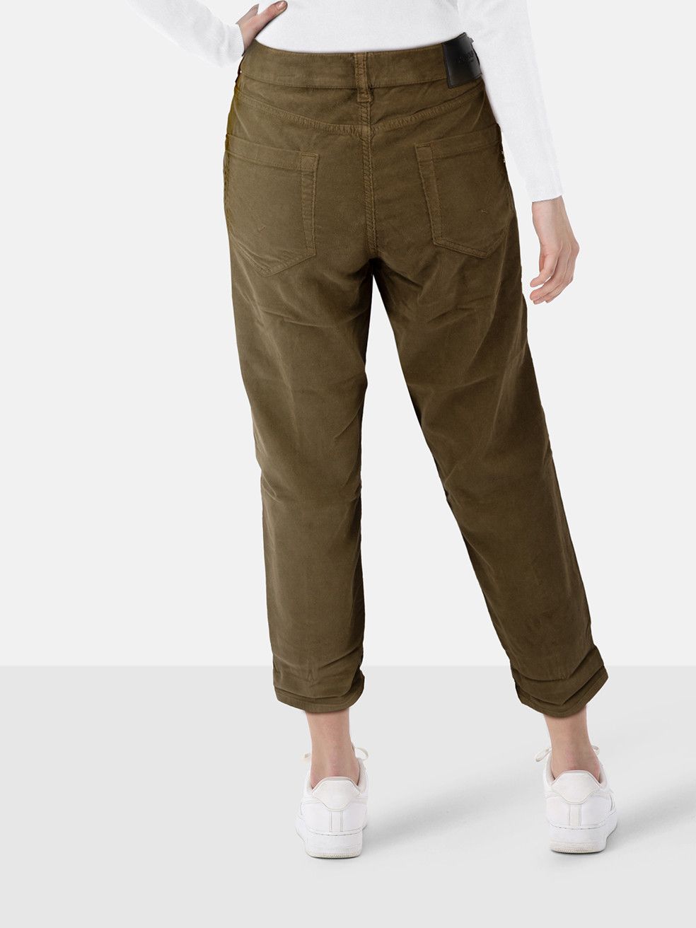 Dondup Green Cropped Length Koons Trousers Size 30" / US 8 / IT 44 - 2 Thumbnail