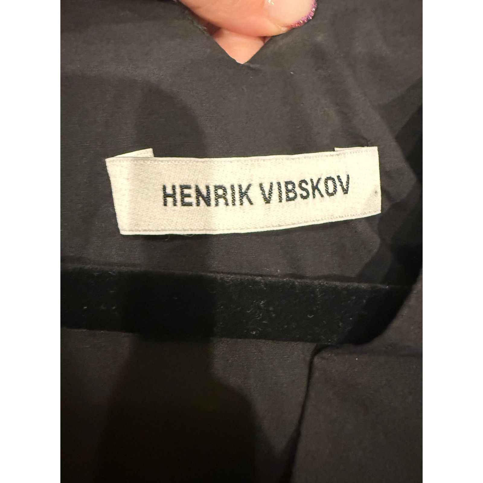 Henrik Vibskov Henrik Vibskov “Pump” Dress – Black Cotton Blend, AW23 Size M / US 6-8 / IT 42-44 - 4 Thumbnail