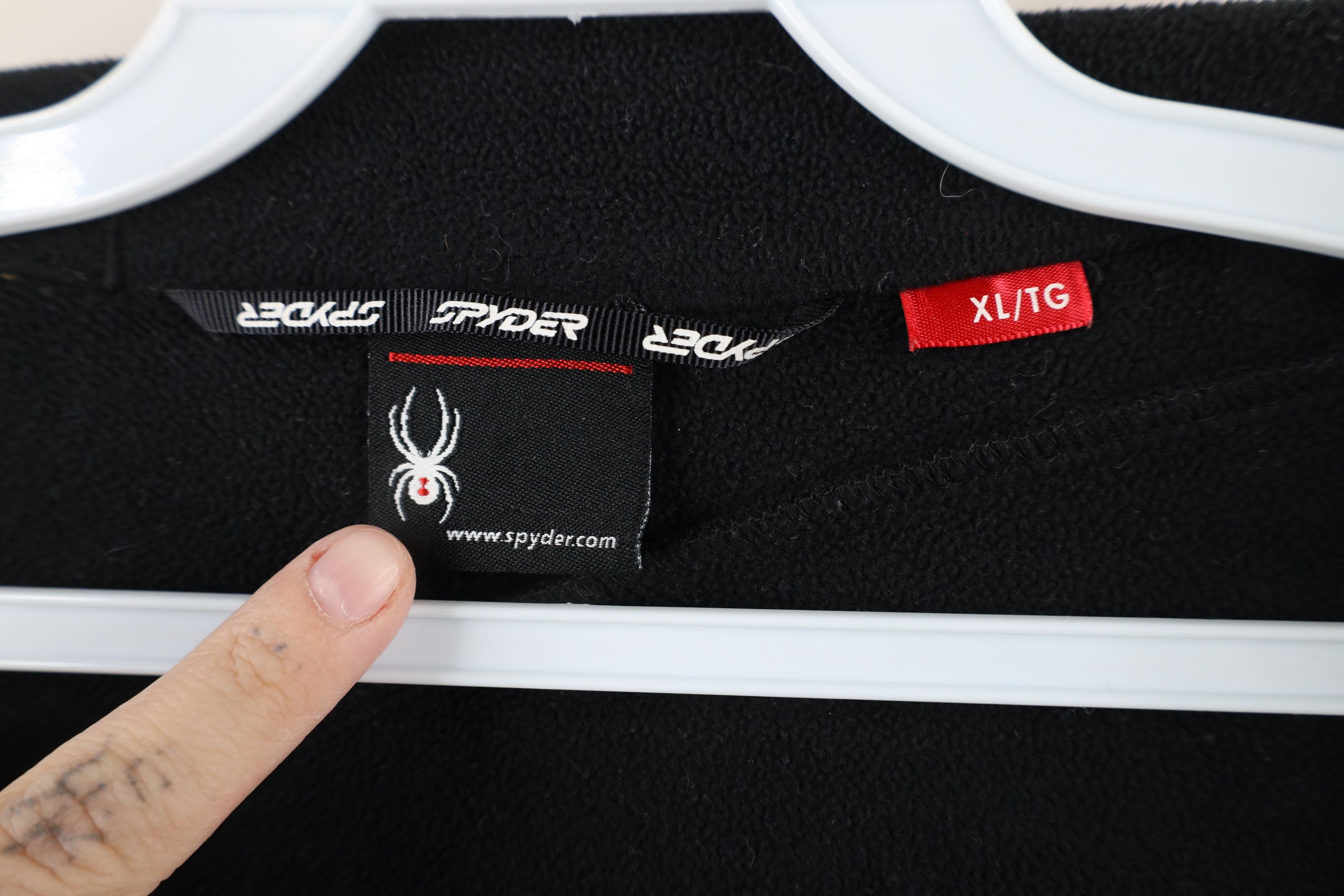 Spyder × Vintage Spyder Out Fleece Lined Full Zip Jacket Black Polyester Size US XL / EU 56 / 4 - 10 Thumbnail