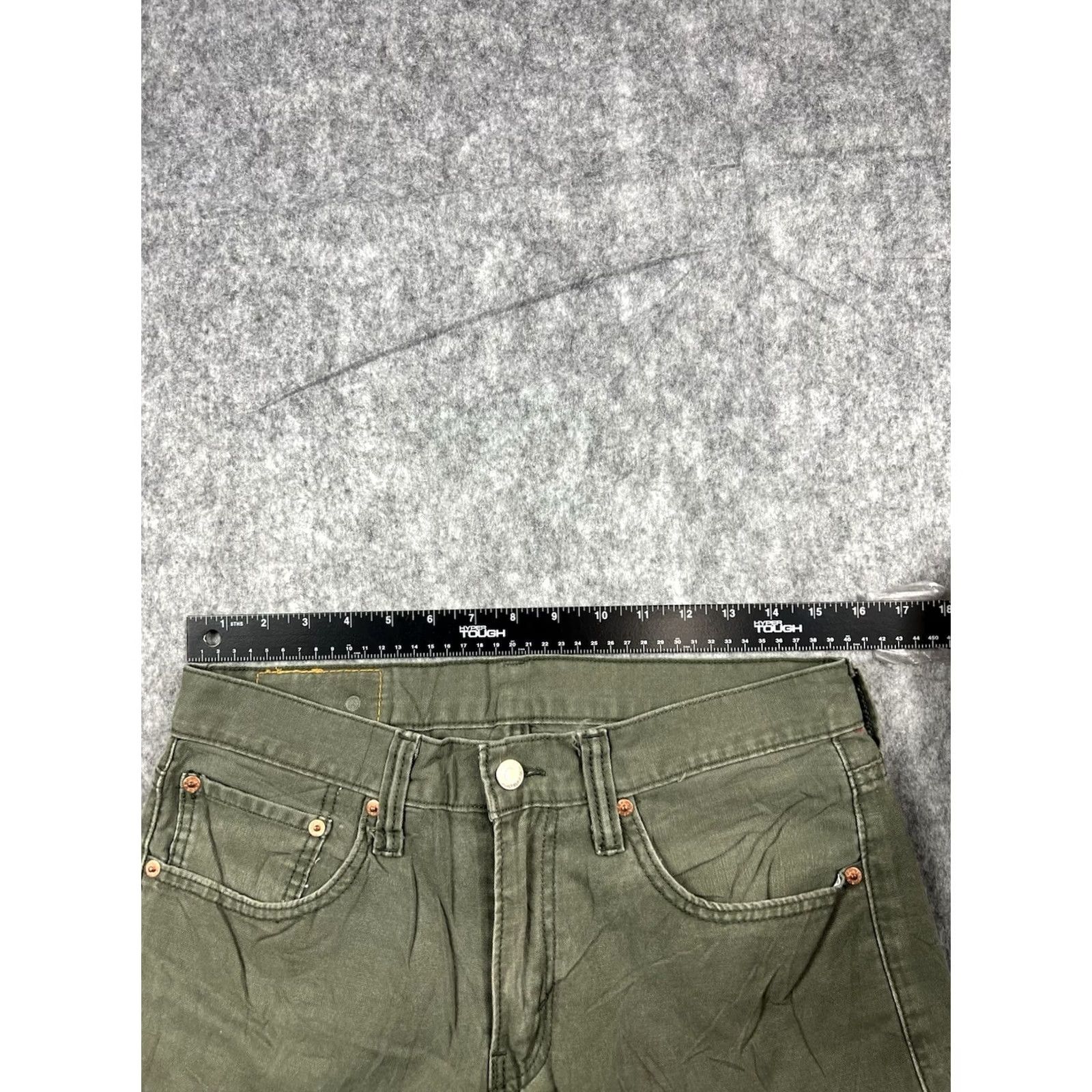 Levi's VINTAGE Levi's 511 Jeans Slim Straight Leg 32x32 Olive Green 32 Regular Mens Shoes? Size US 32 / EU 48 - 5 Thumbnail