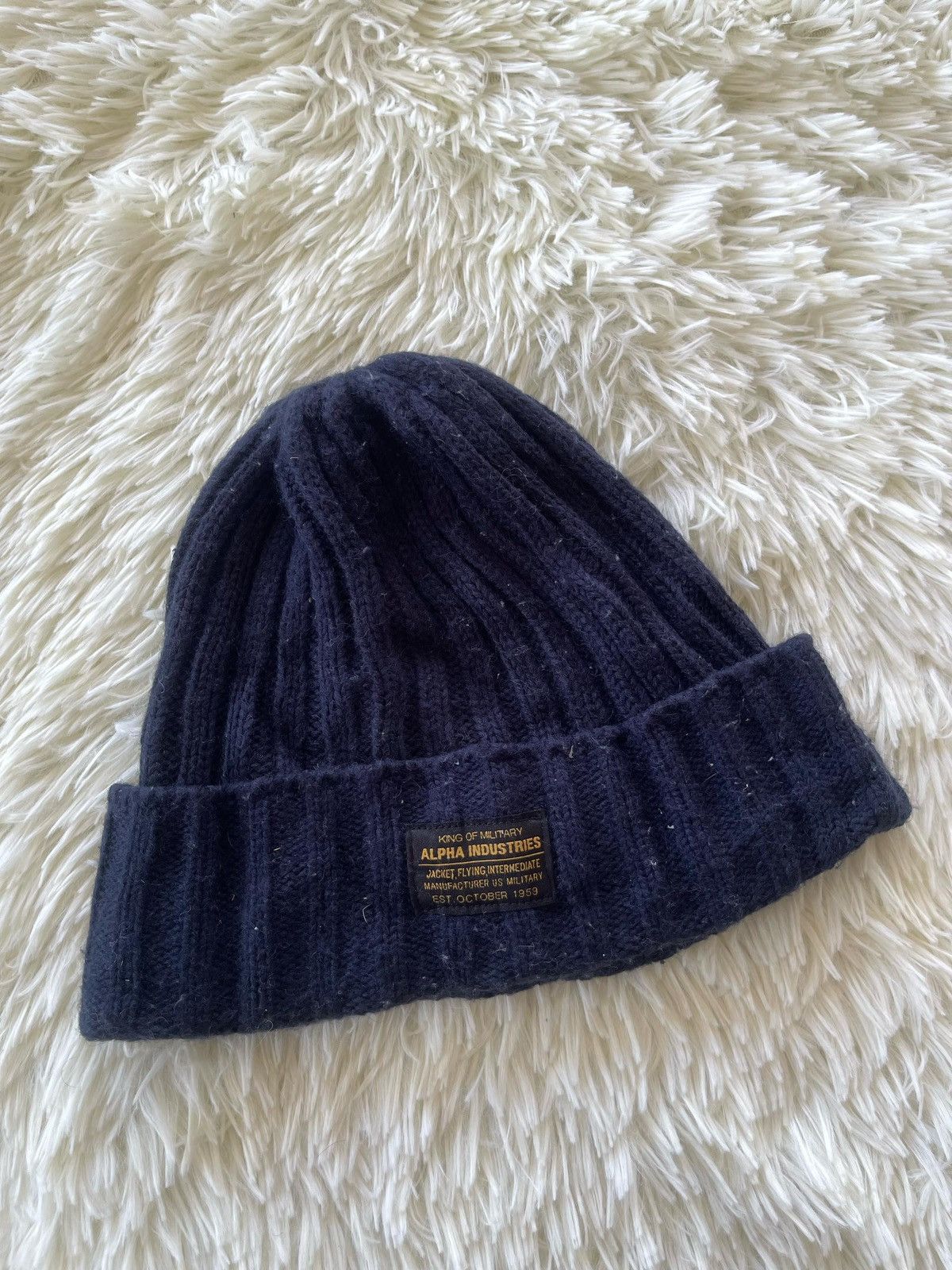 Alpha Industries Alpha Industries Military Beanie Hat Size ONE SIZE - 2 Thumbnail