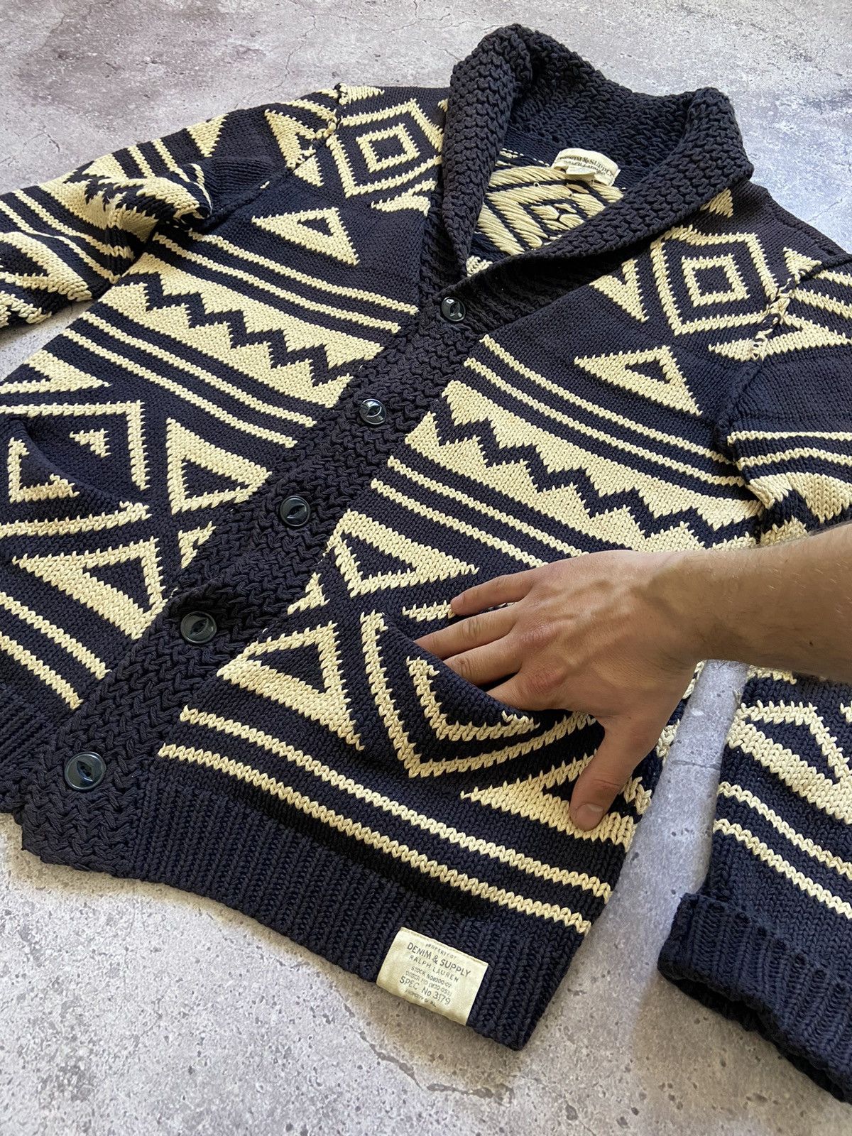 Denim & Supply Ralph Lauren Vintage Ralph Lauren Denim&Supply aztec cardigan Size US M / EU 48-50 / 2 - 2 Thumbnail