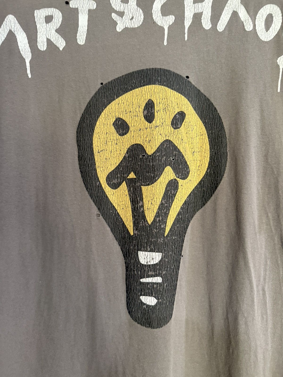 Uniqlo × Vintage Thrashed Crazy Trouble Andrew Art Chaos Real Buy Faded Tee Size US XL / EU 56 / 4 - 4 Thumbnail