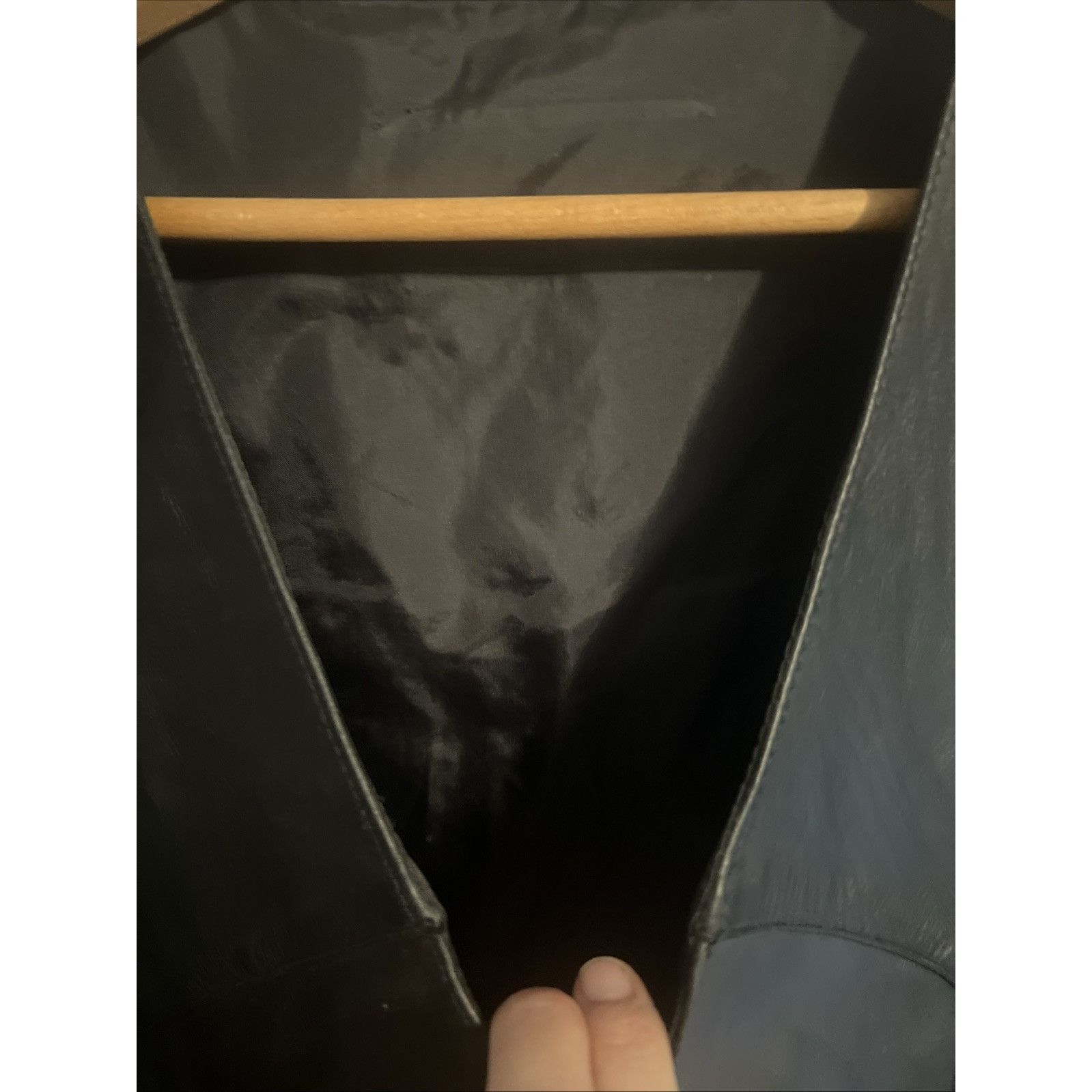 Other Custom Genuine Leather Vest Mens 3XL Black Biker Motorcycle Size US XXL / EU 58 / 5 - 6 Thumbnail