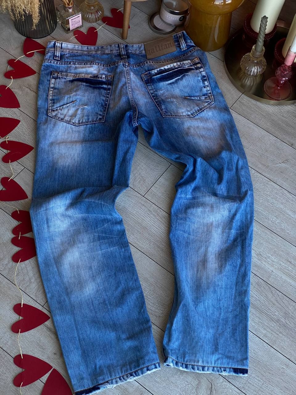 John Galliano Vintage Galliano Low-Rise Blue Jeans Size US 34 / EU 50 - 2 Thumbnail