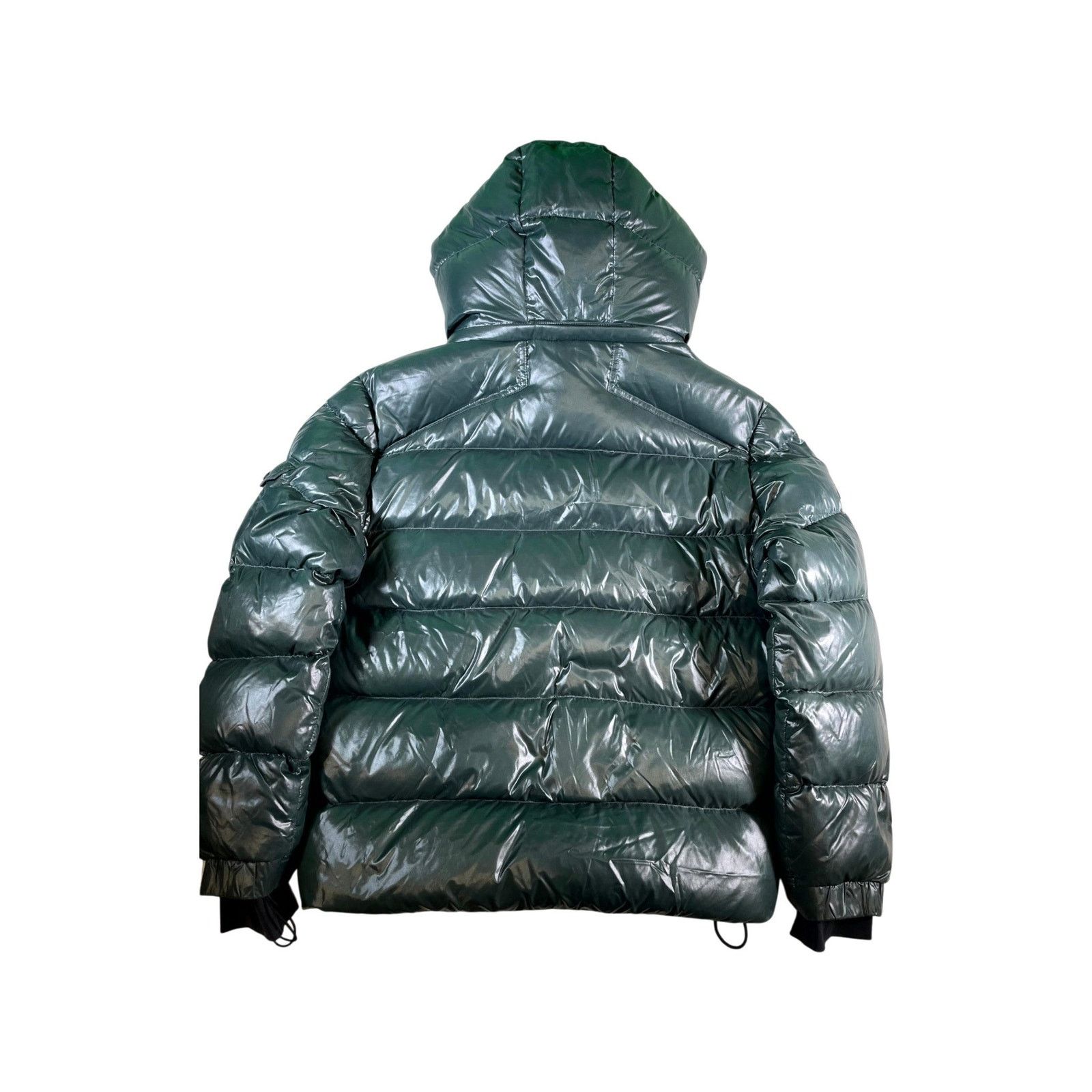 SAM. Sams (Women's) Dark Green Puffer Coat Size L / US 10 / IT 46 - 2 Thumbnail