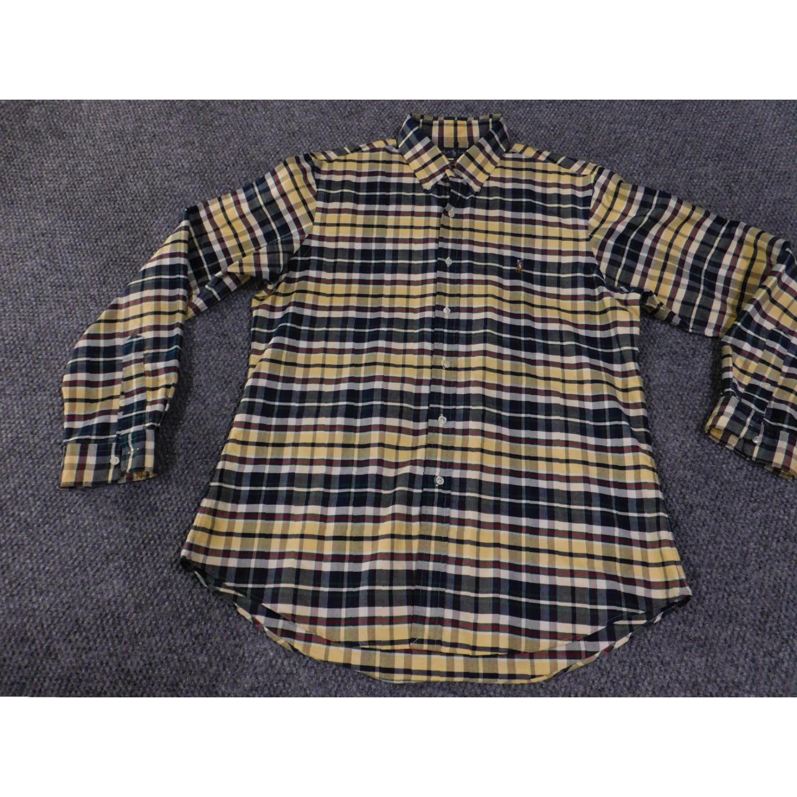 Ralph Lauren Ralph Lauren Shirt Mens Large Plaid Custom Fit Long Sleeve Button-Down Pony Size US L / EU 52-54 / 3 - 4 Thumbnail