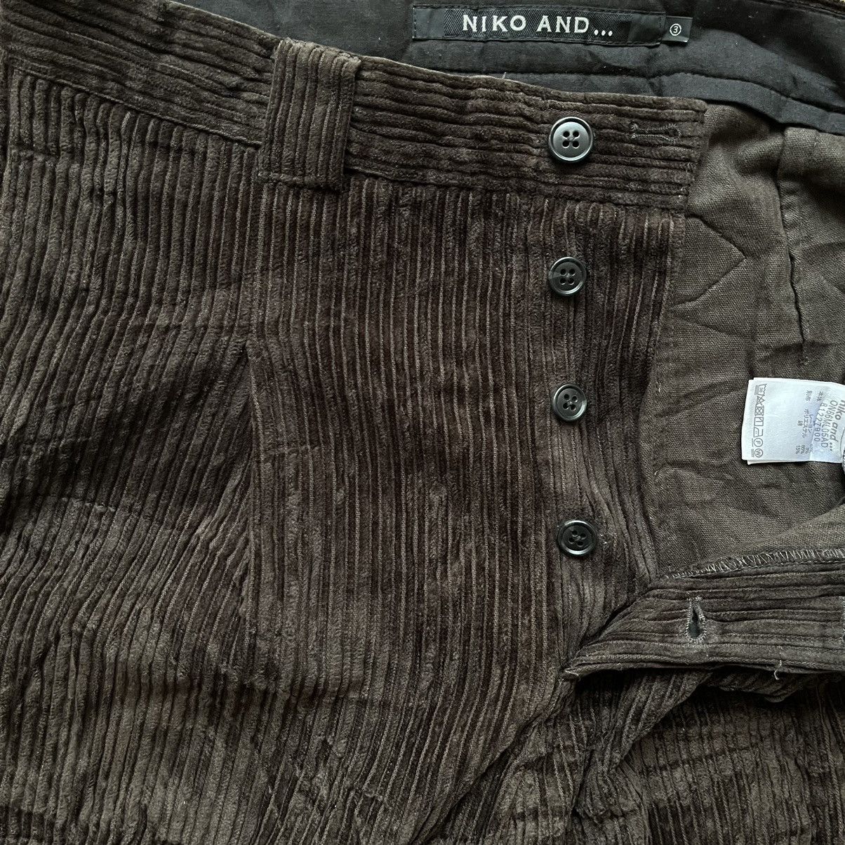 Japanese Brand Niko and… Corduroy Pants Size US 33 - 3 Thumbnail