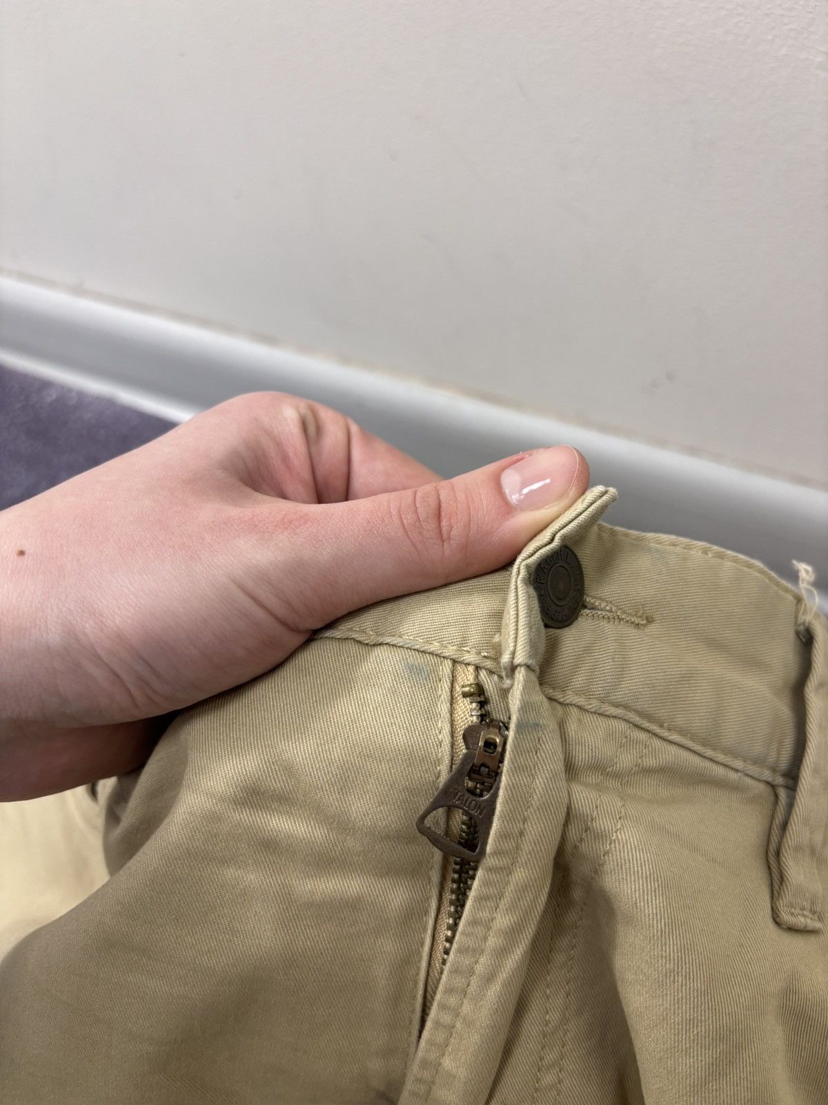 Polo Ralph Lauren Polo Ralph Lauren Men’s Beige Stretch Chino Pants Trousers Size US 36 / EU 52 - 8 Thumbnail