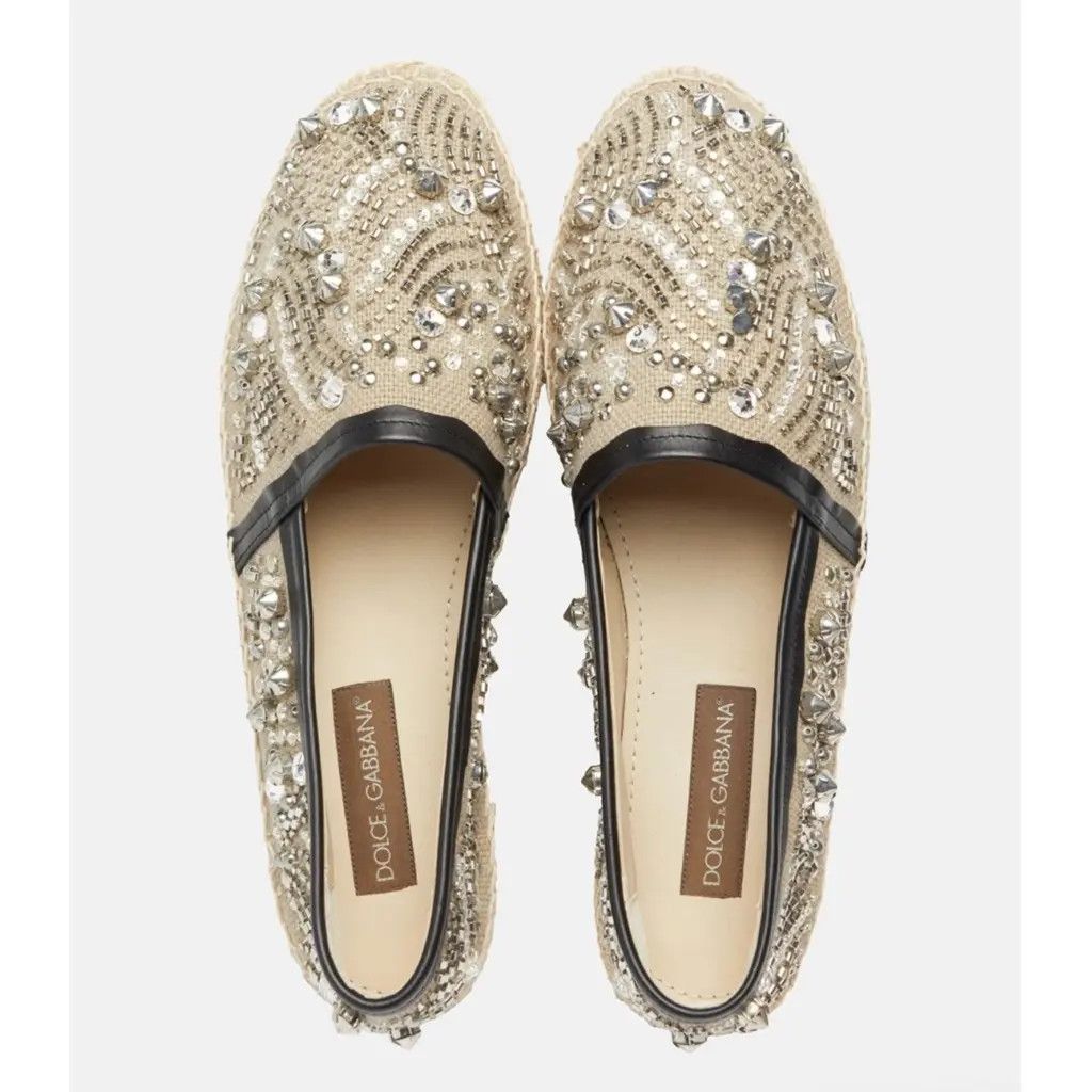 Dolce & Gabbana o1y0125 Flat Espadrilles in Multicolor Size US 7 / EU 40 - 3 Thumbnail