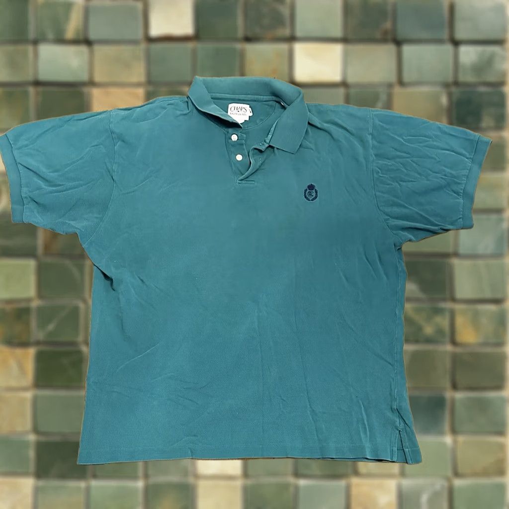 Ralph Lauren VINTAGE Ralph Lauren Polo Shirt XL Solid Green Mens Size US XL / EU 56 / 4 - 1 Thumbnail