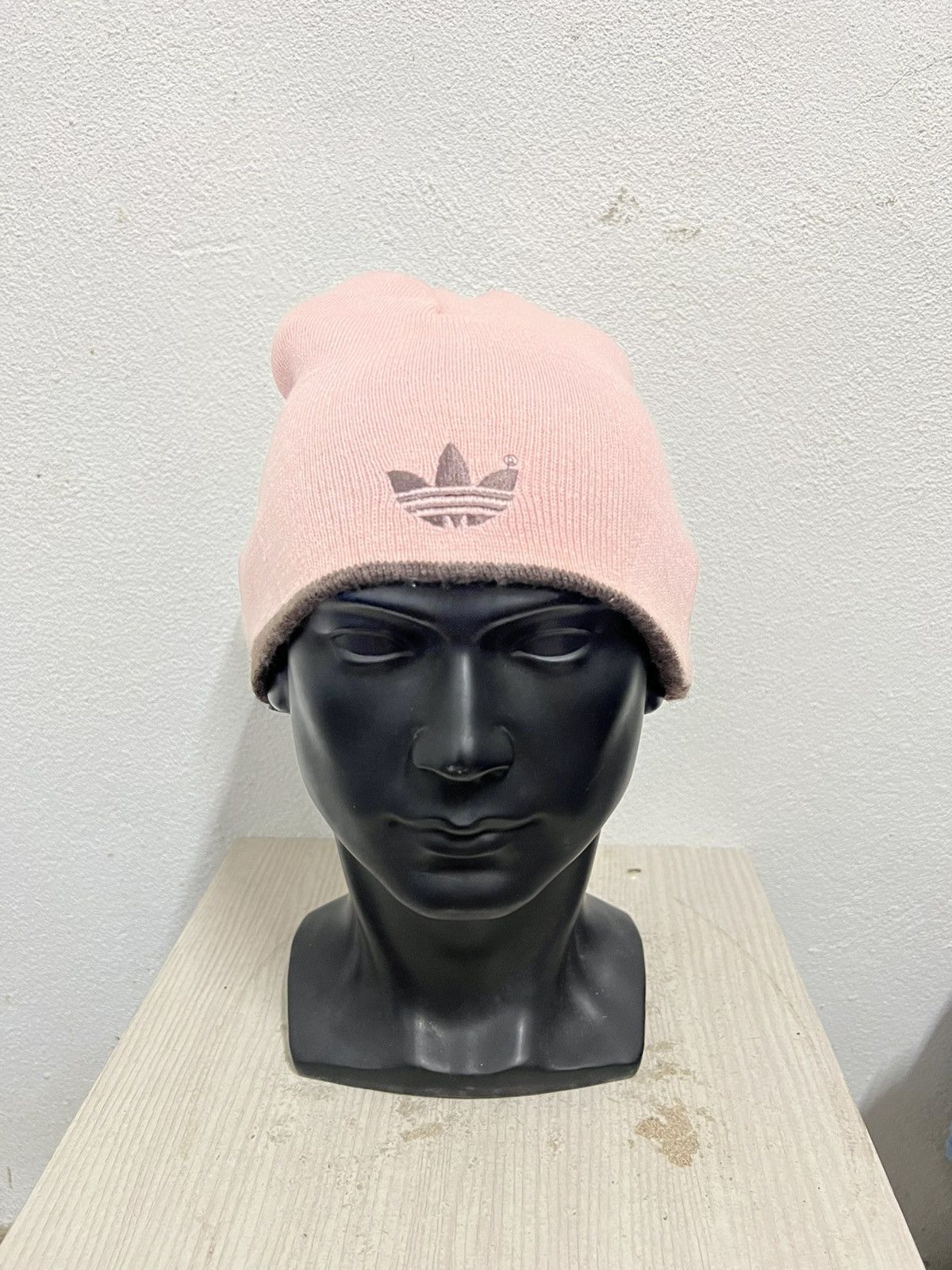 Vintage Vintage Adidas Big Logo Beanie Hat Size ONE SIZE - 7 Thumbnail