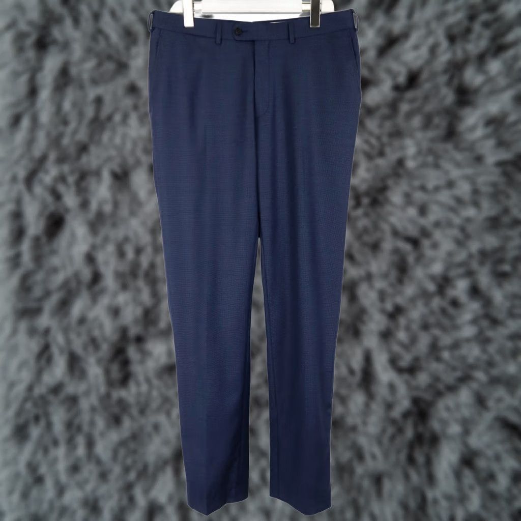 Suitsupply Suitsupply Suit Mens UK 42 Sienna Trousers Men Navy Pure Wool Zip Fly Pleated Size US 42 / EU 58 - 1 Thumbnail