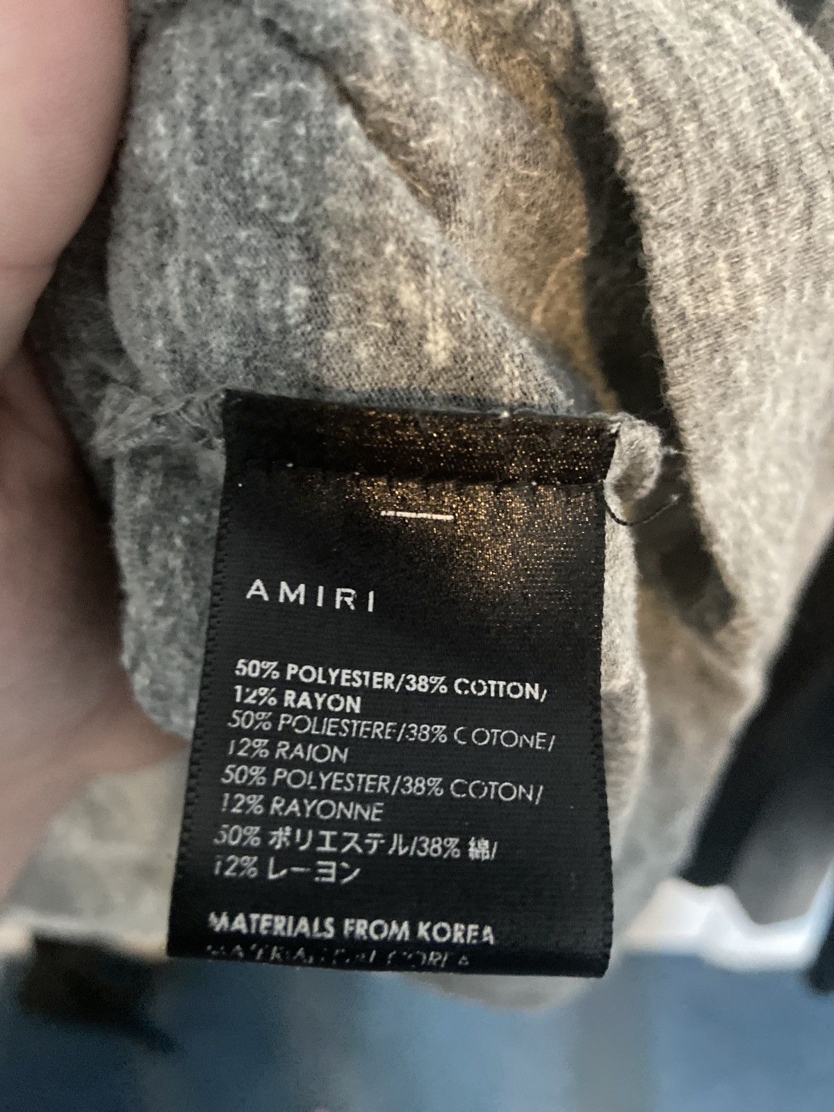 Amiri AMIRI logo T-Shirt Size US XL / EU 56 / 4 - 4 Thumbnail