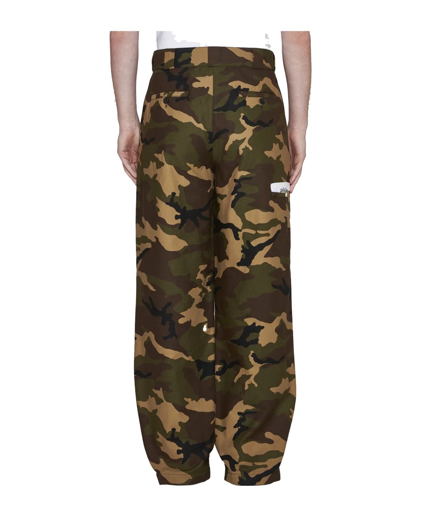 Palm Angels o1y0325 Cargo Pant in Military Green Size US 32 / EU 48 - 3 Thumbnail