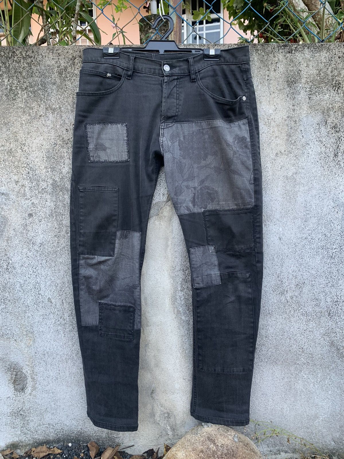 Designer × Japanese Brand × Kenzo Kenzo Patchwork Denim Nice Design Size US 33 - 1 Thumbnail