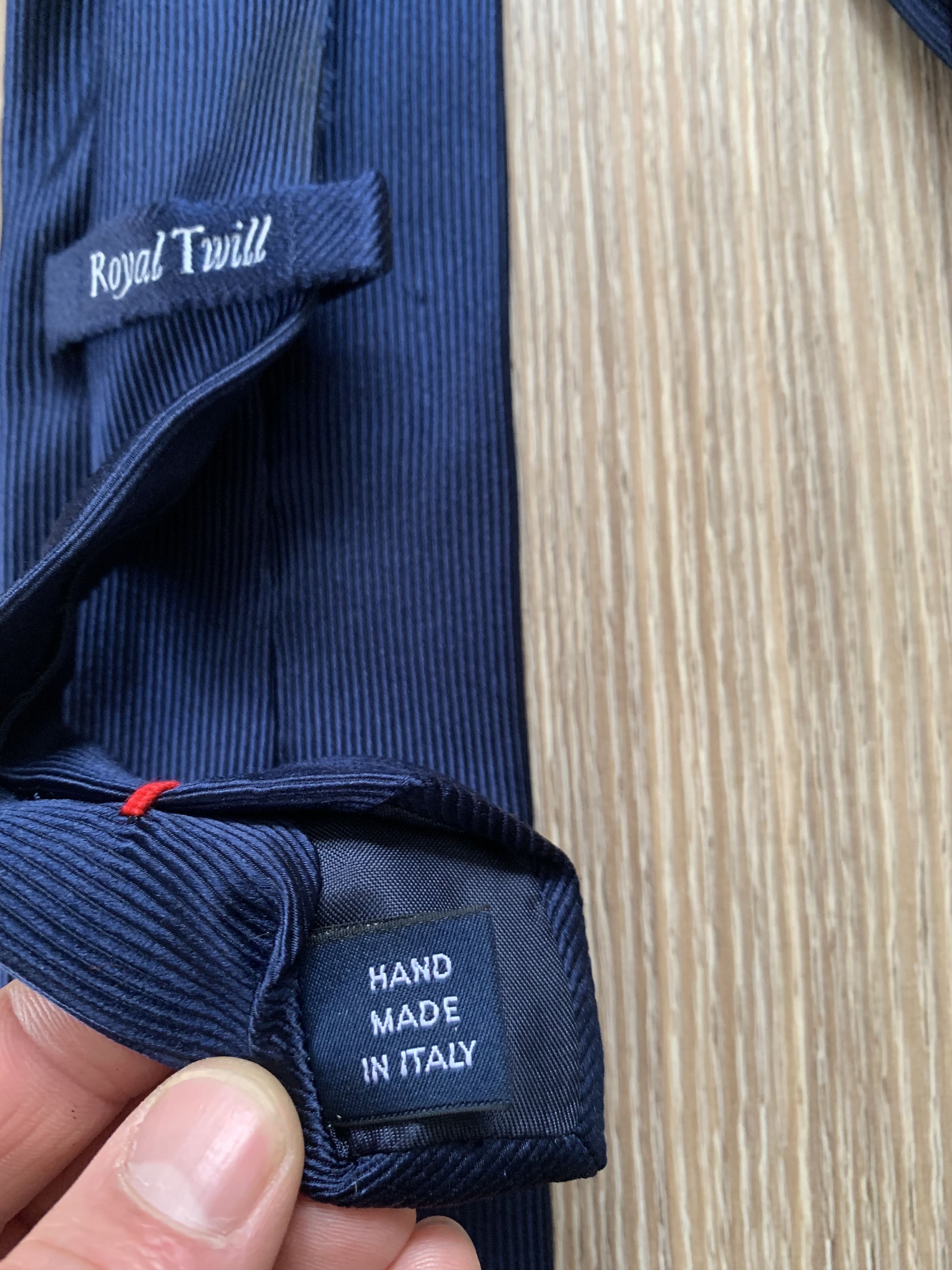 Other Hacket London Royal Twill Classic Hand Made Silk Tie Size ONE SIZE - 7 Thumbnail